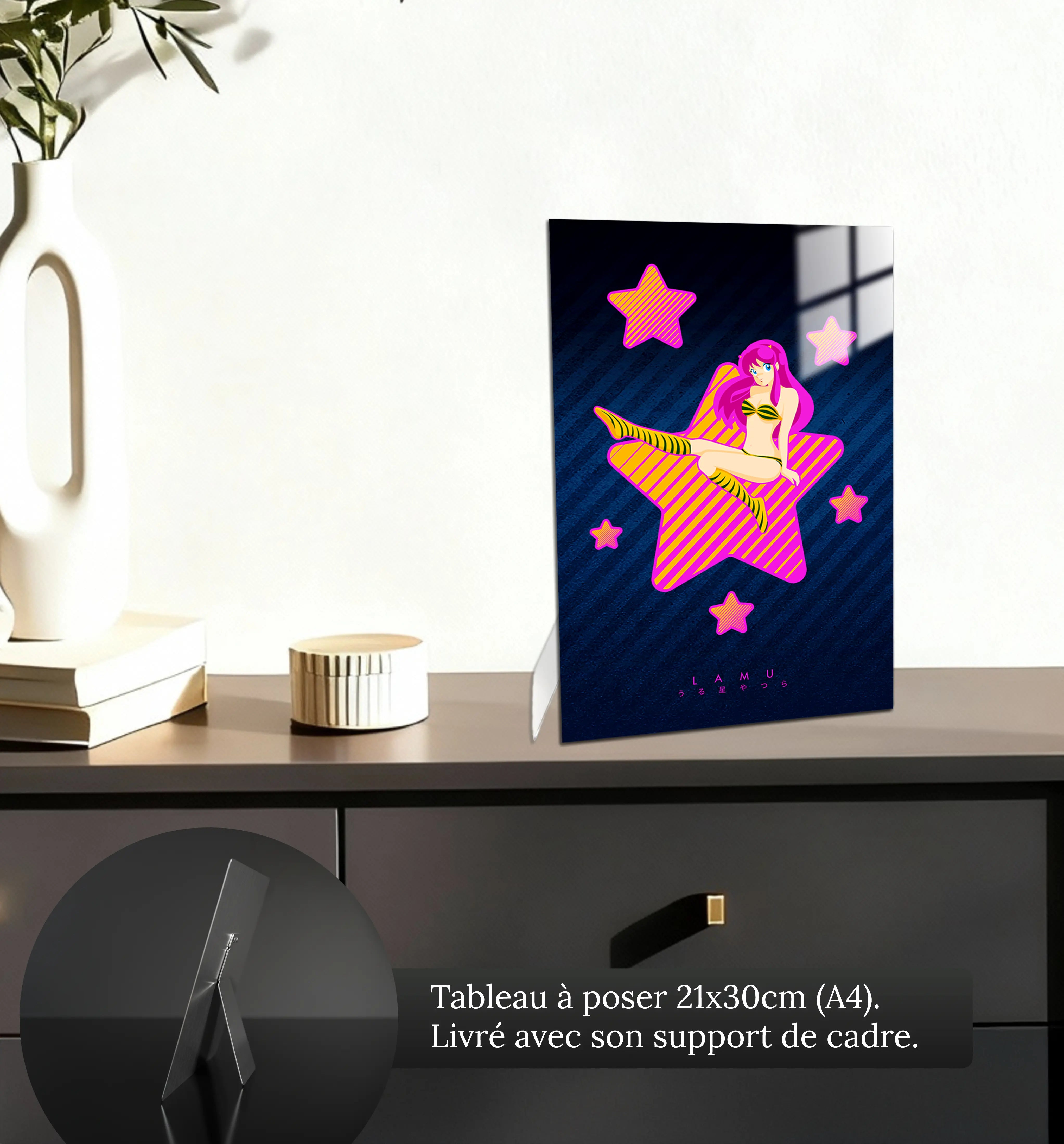 tableau-uruseiyatsura-lamu-petit-format-a-poser-sur-meuble | DreamWay