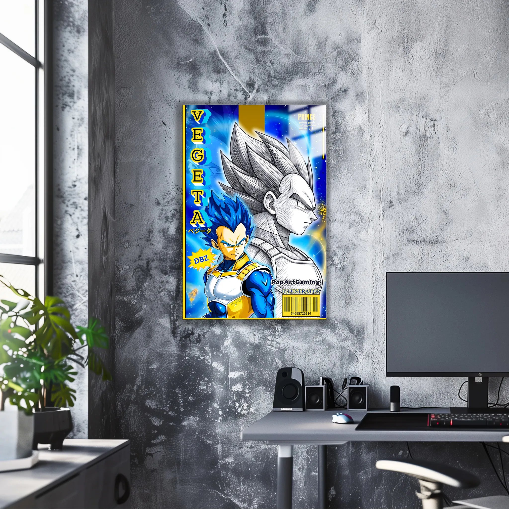 Tableau Vegeta Affiche