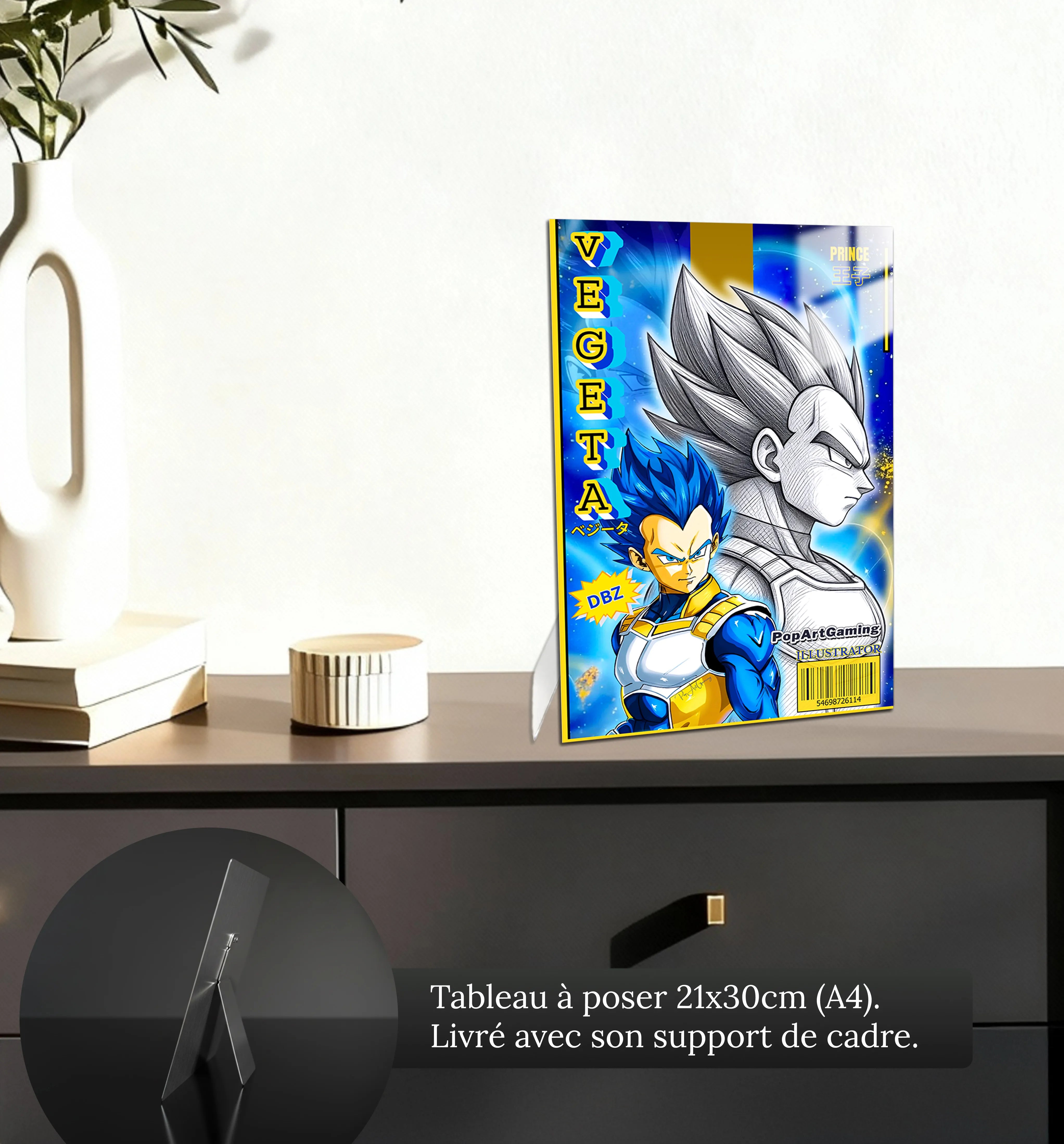Tableau Vegeta Affiche