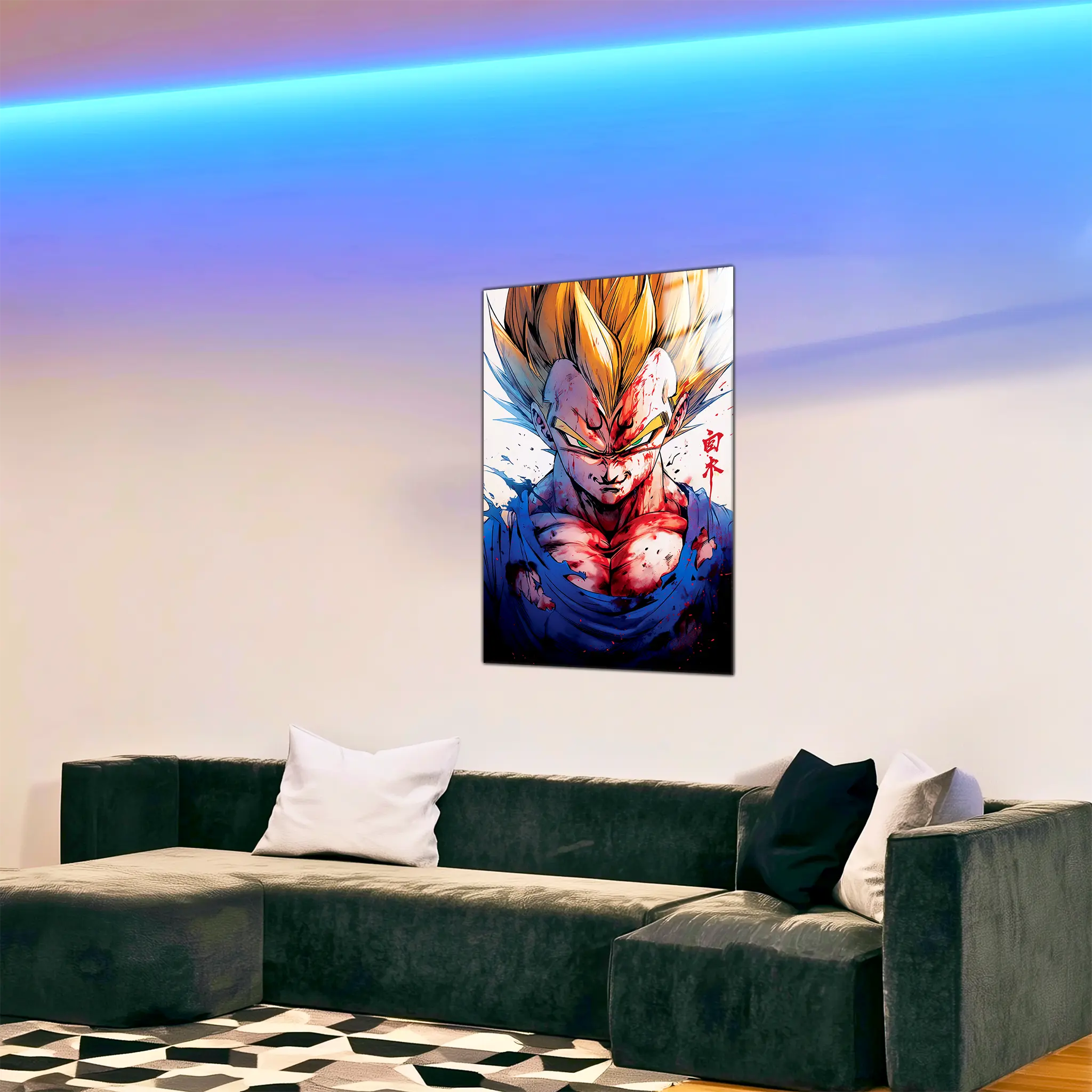 tableau-vegeta-portrait-dans-le-salon | DreamWay