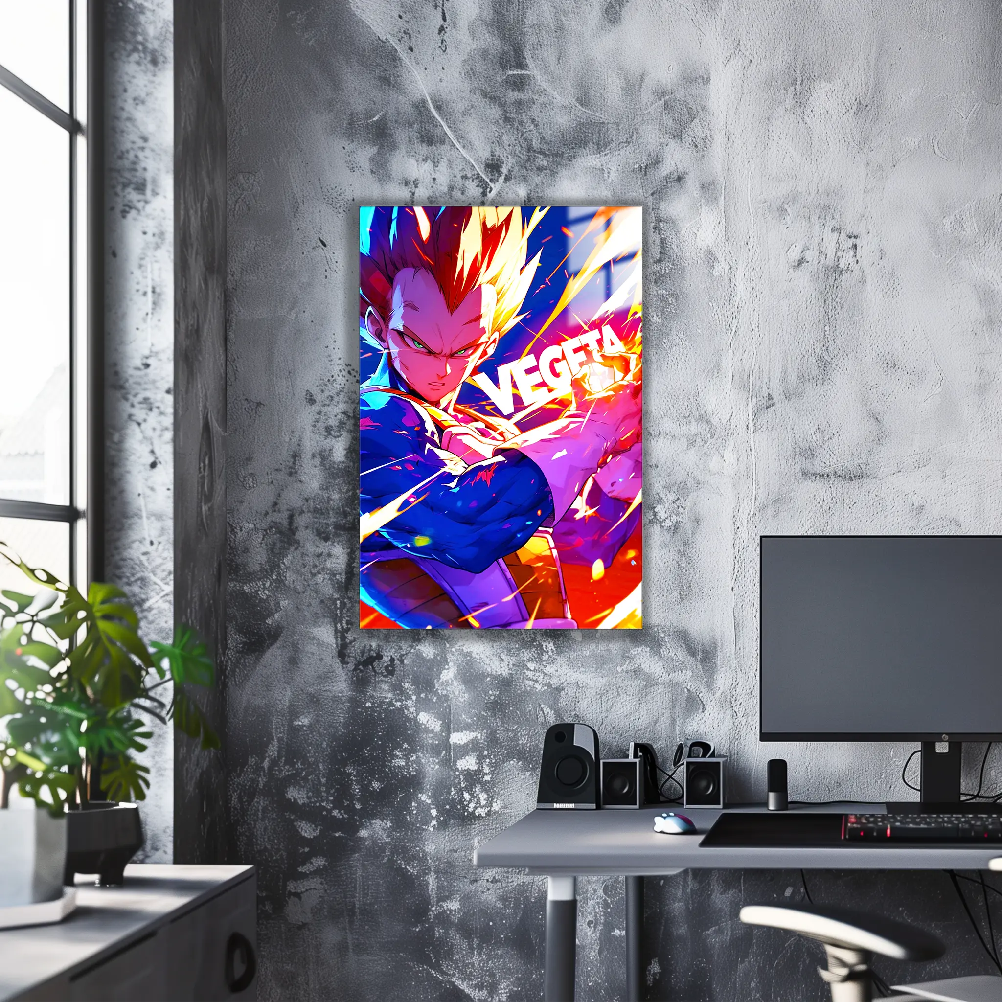 Tableau DBZ Vegeta Super Saiyan