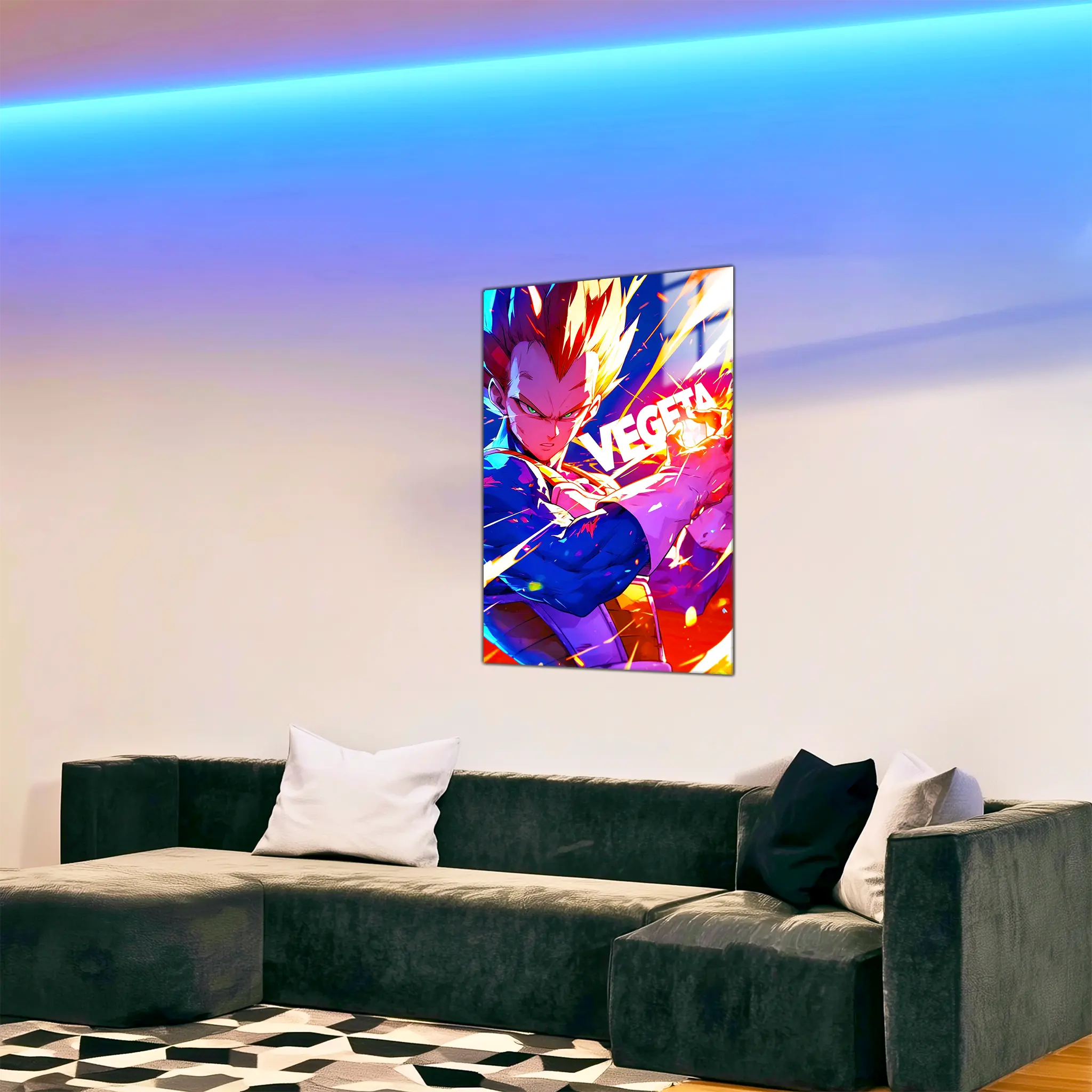 tableau-vegeta-super-Saiyan-dans-le-salon | DreamWay