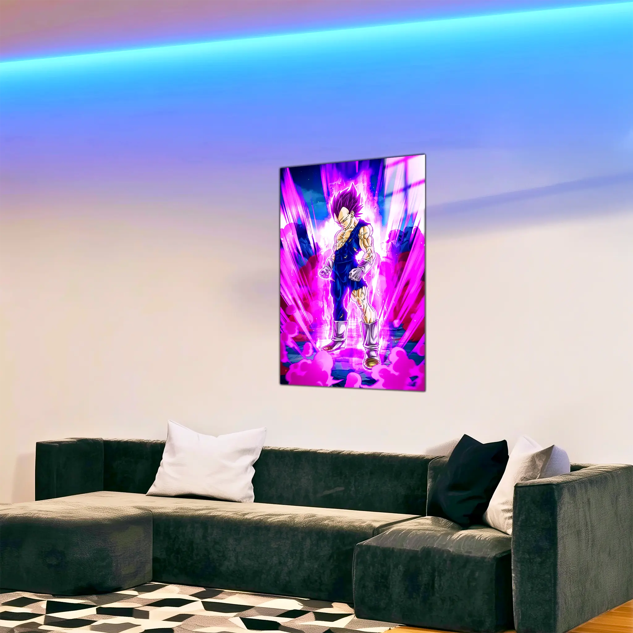 tableau-vegeta-ultra-ego-dans-le-salon | DreamWay