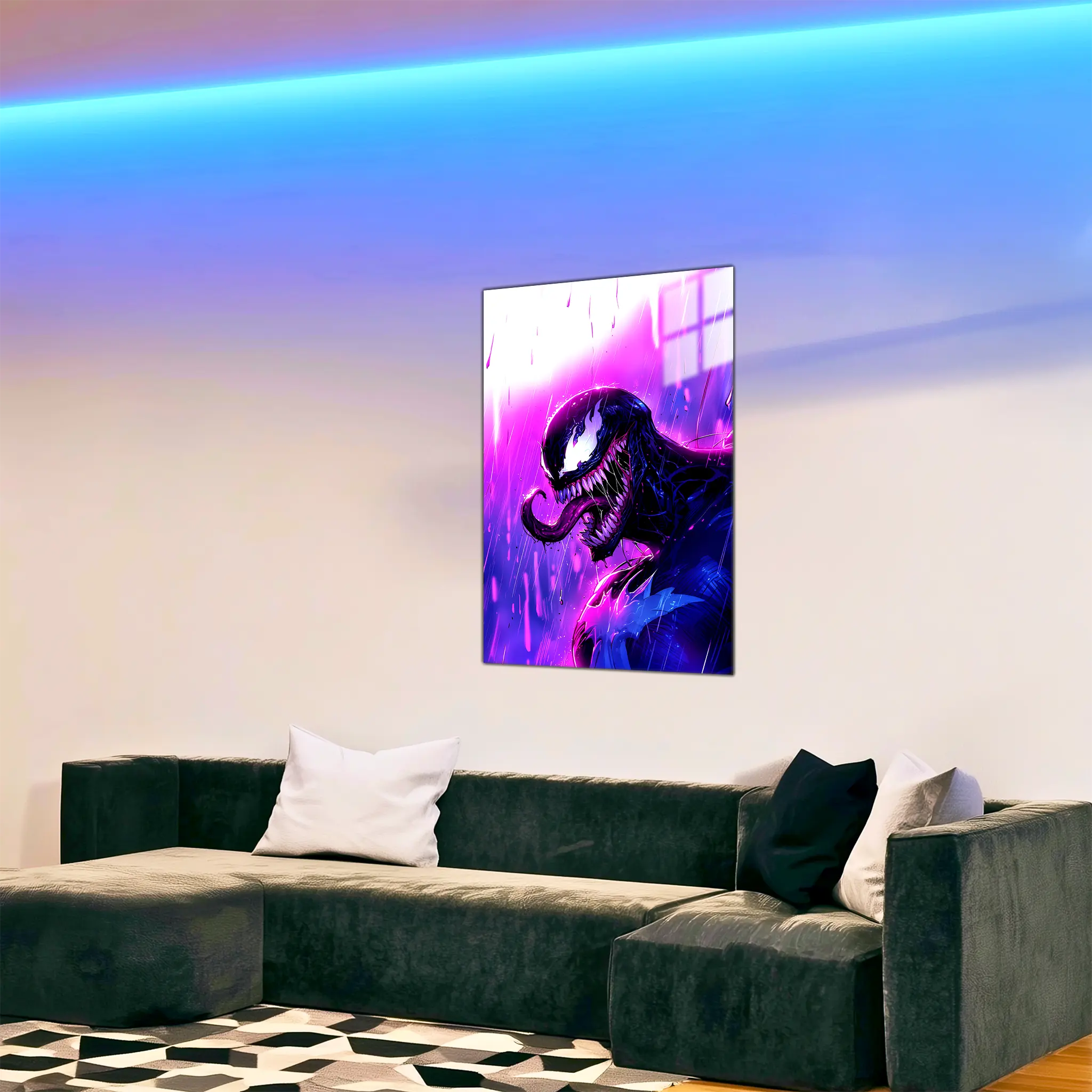 tableau-venom-colore-dans-le-salon | DreamWay