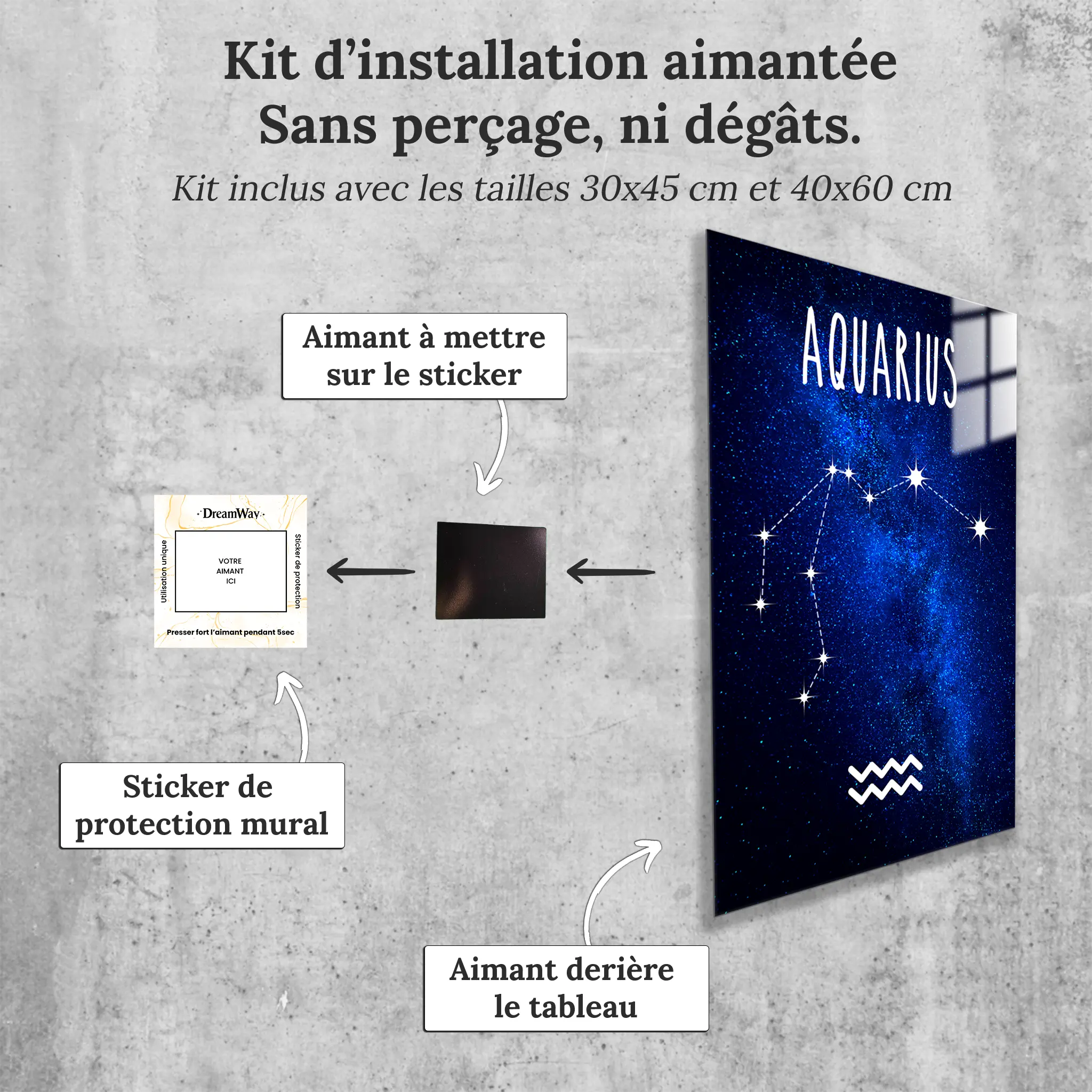 tableau-verseau-constellation-avec-installation-aimantee | DreamWay