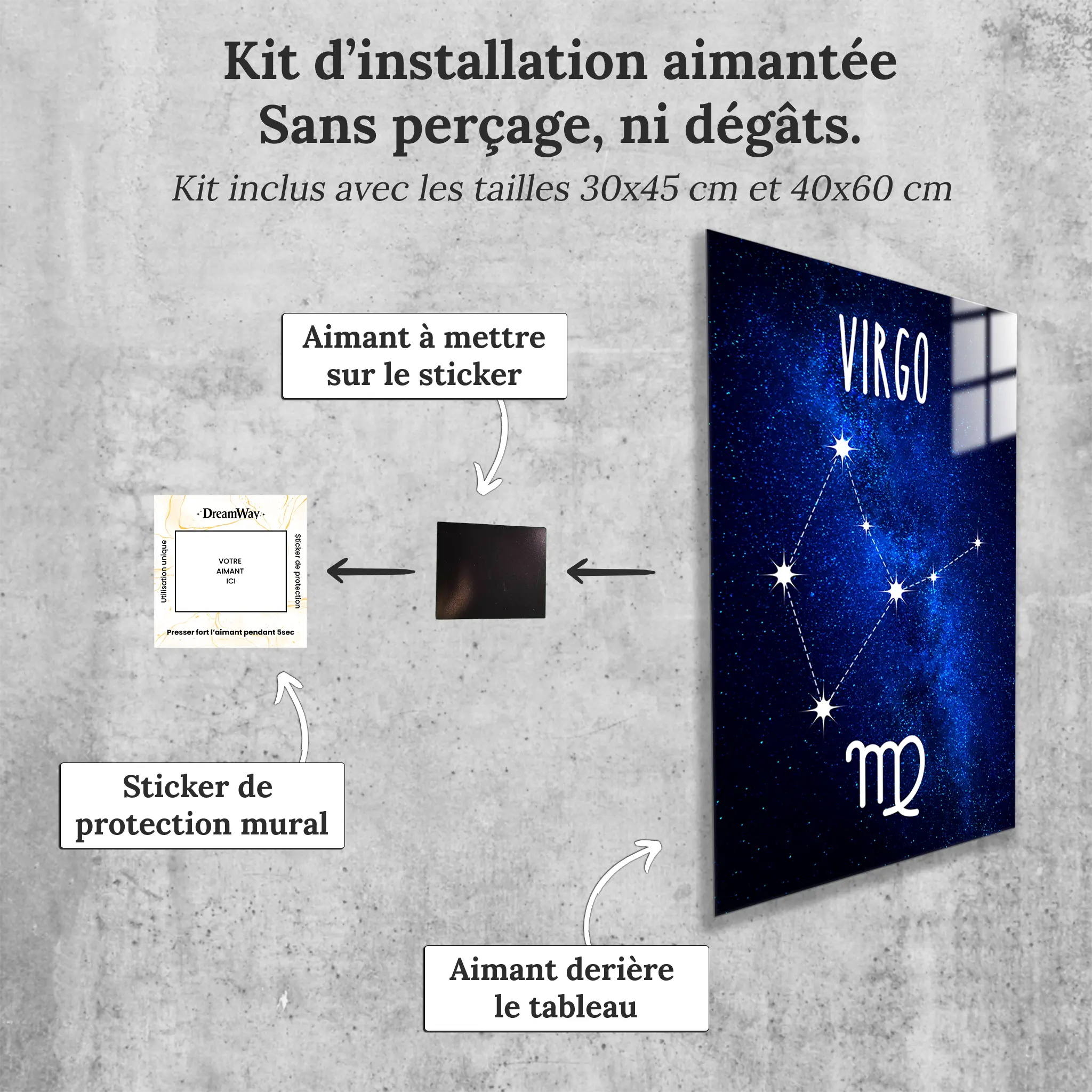 tableau-vierge-constellation-avec-installation-aimantee | DreamWay