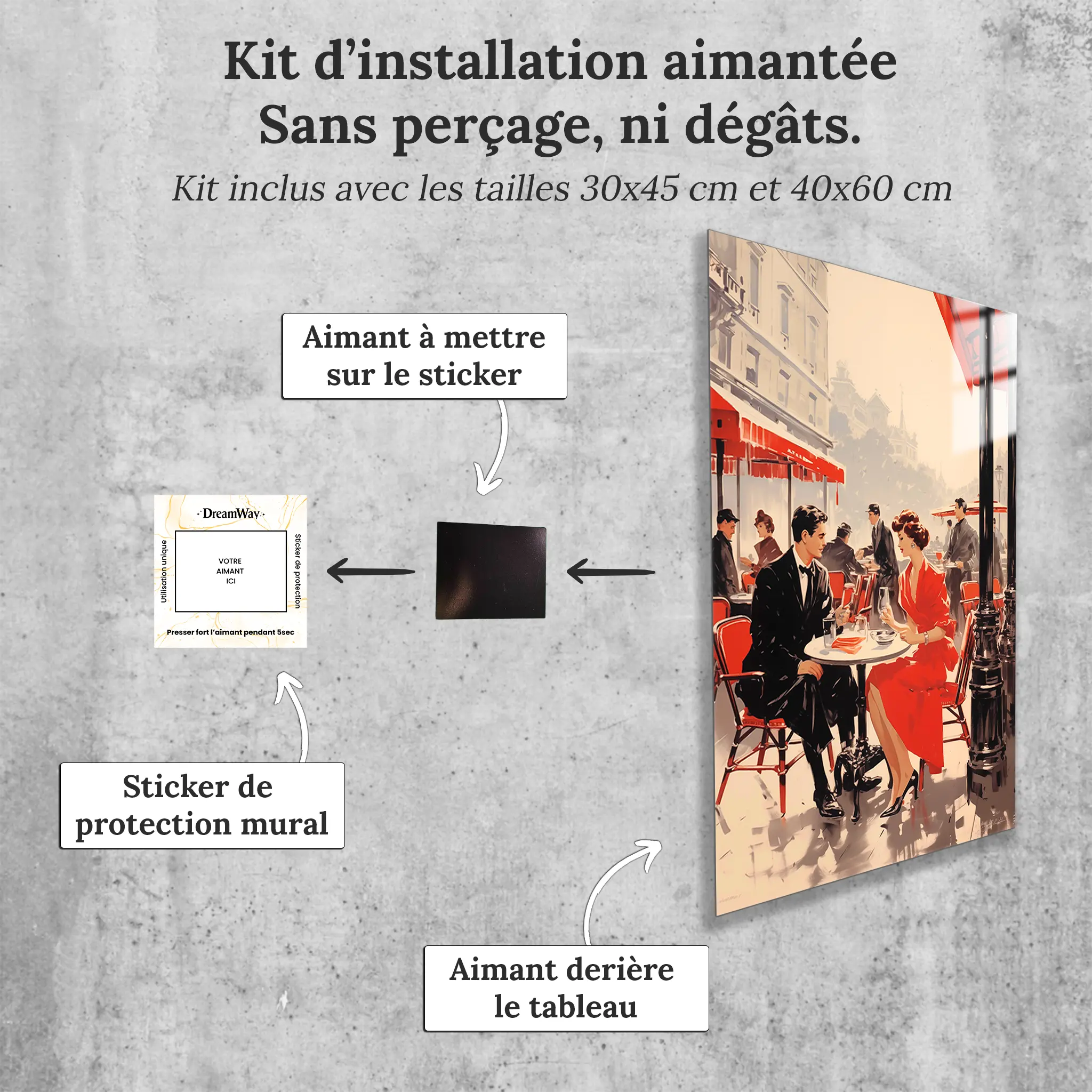 tableau-vintage-salon-avec-installation-aimantee | DreamWay