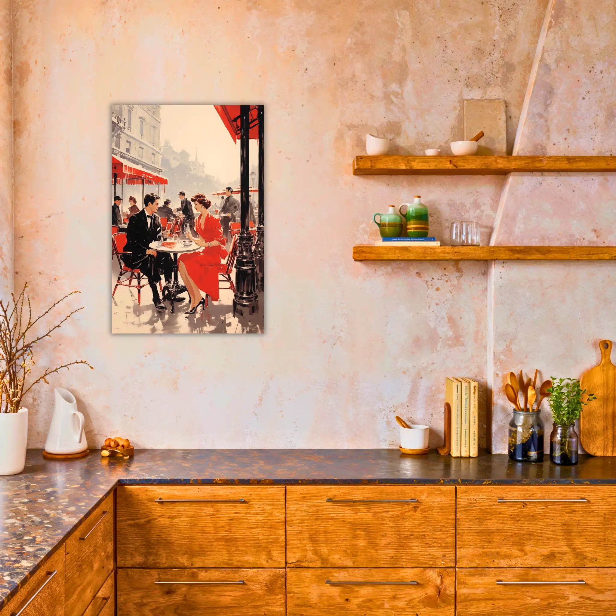 tableau-vintage-salon-dans-la-cuisine | DreamWay