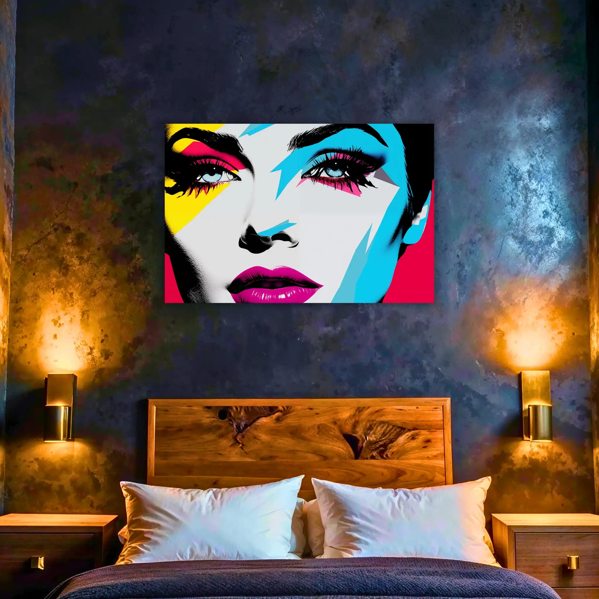 tableau-visage-femme-pop-art | DreamWay