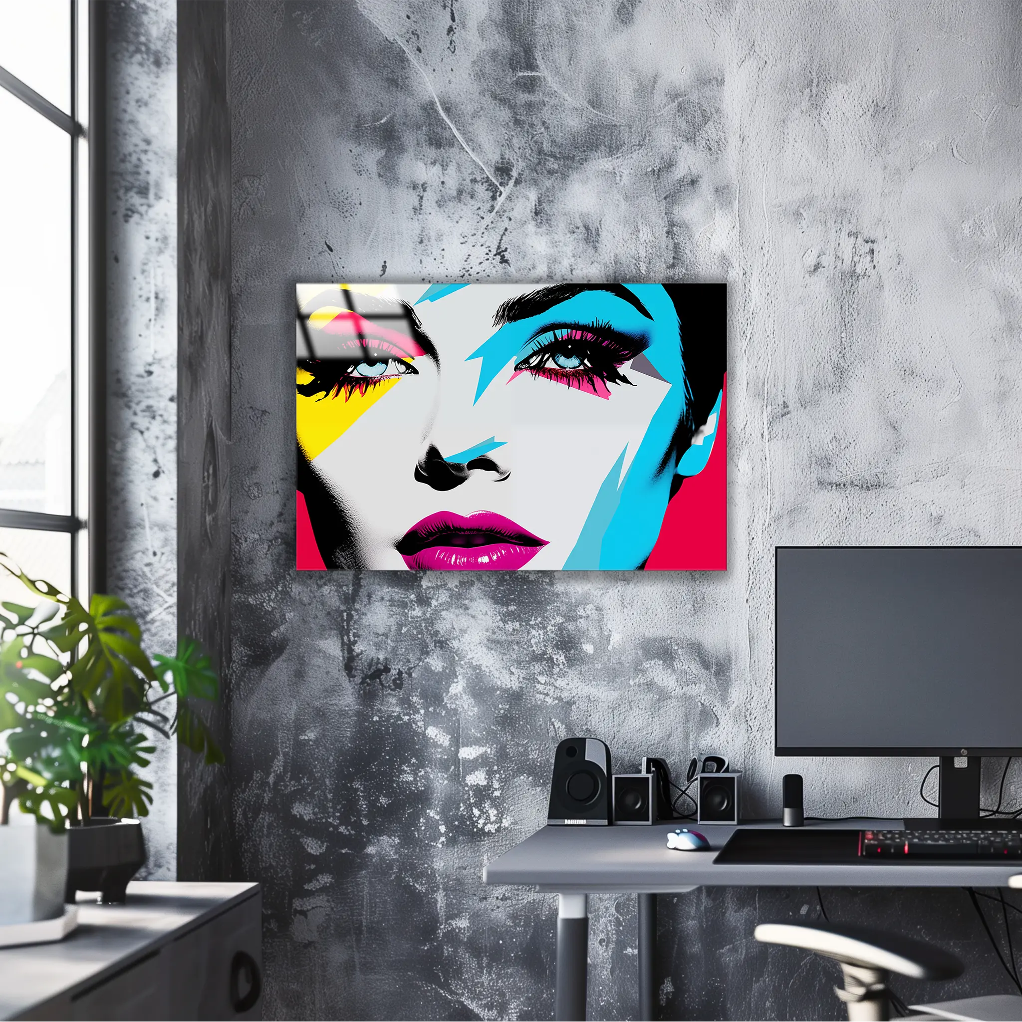 Tableau Michael Jackson pop art 80x80 – style urbain coloré Tableau Michael Jackson pop art 80x80 – style urbain coloré
