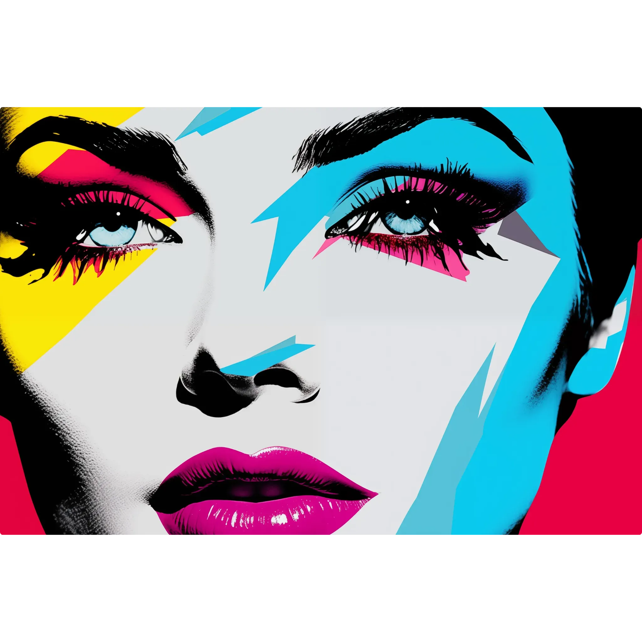 tableau-visage-femme-pop-art | DreamWay