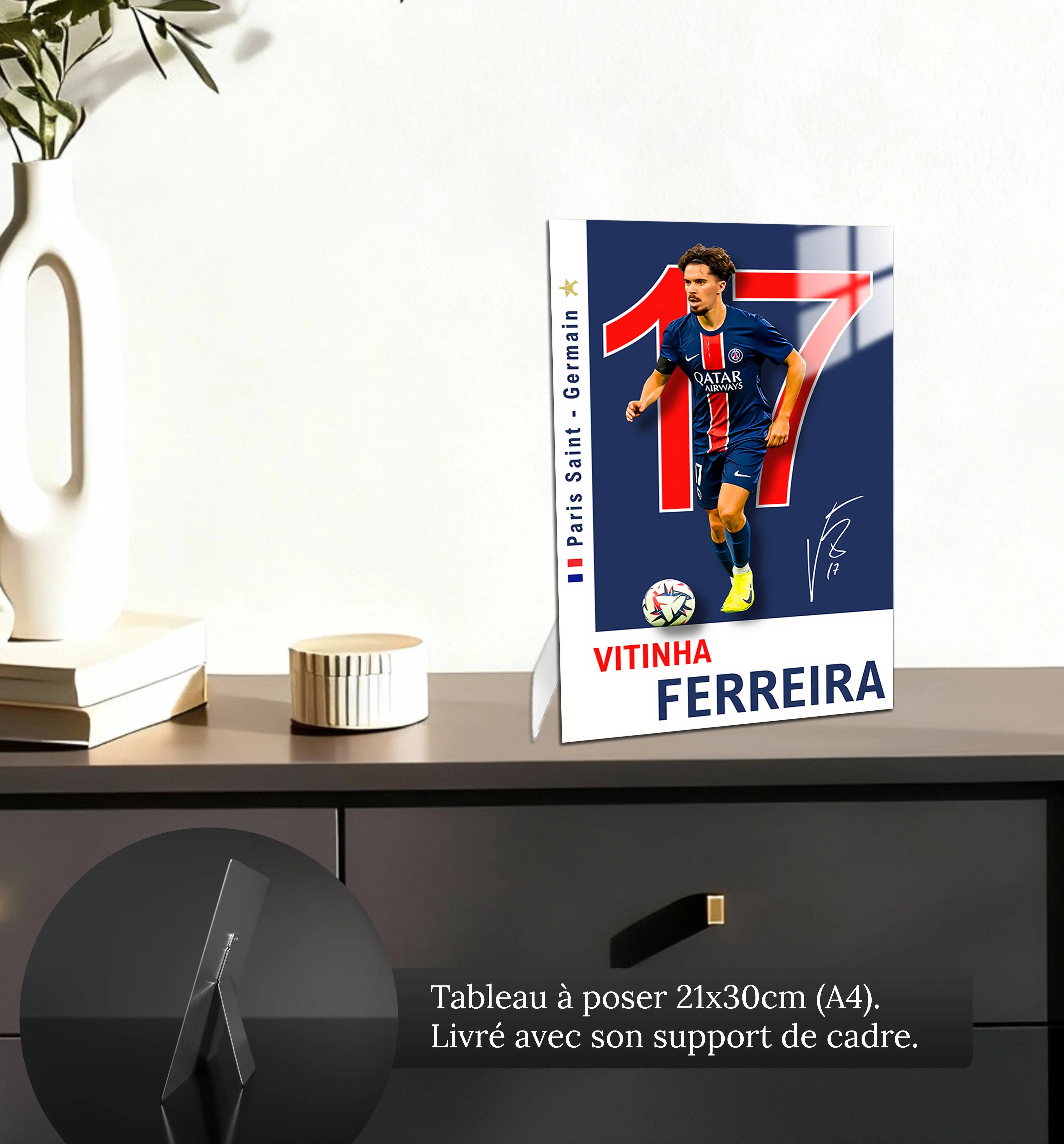 tableau-vitinha-psg-petit-format-a-poser-sur-meuble | DreamWay