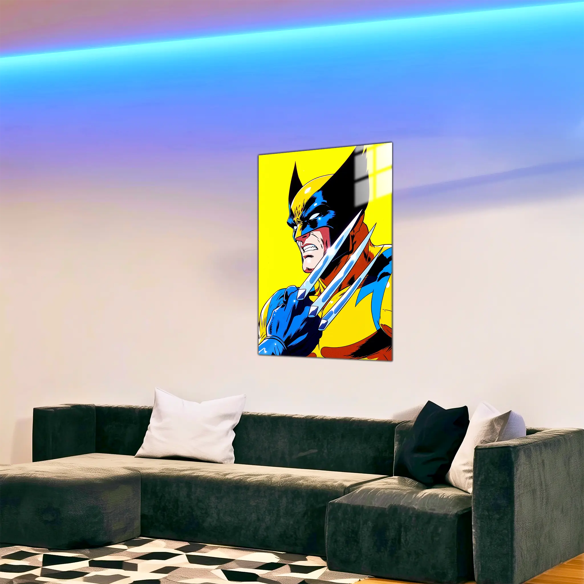 tableau-wolverine-dans-le-salon | DreamWay