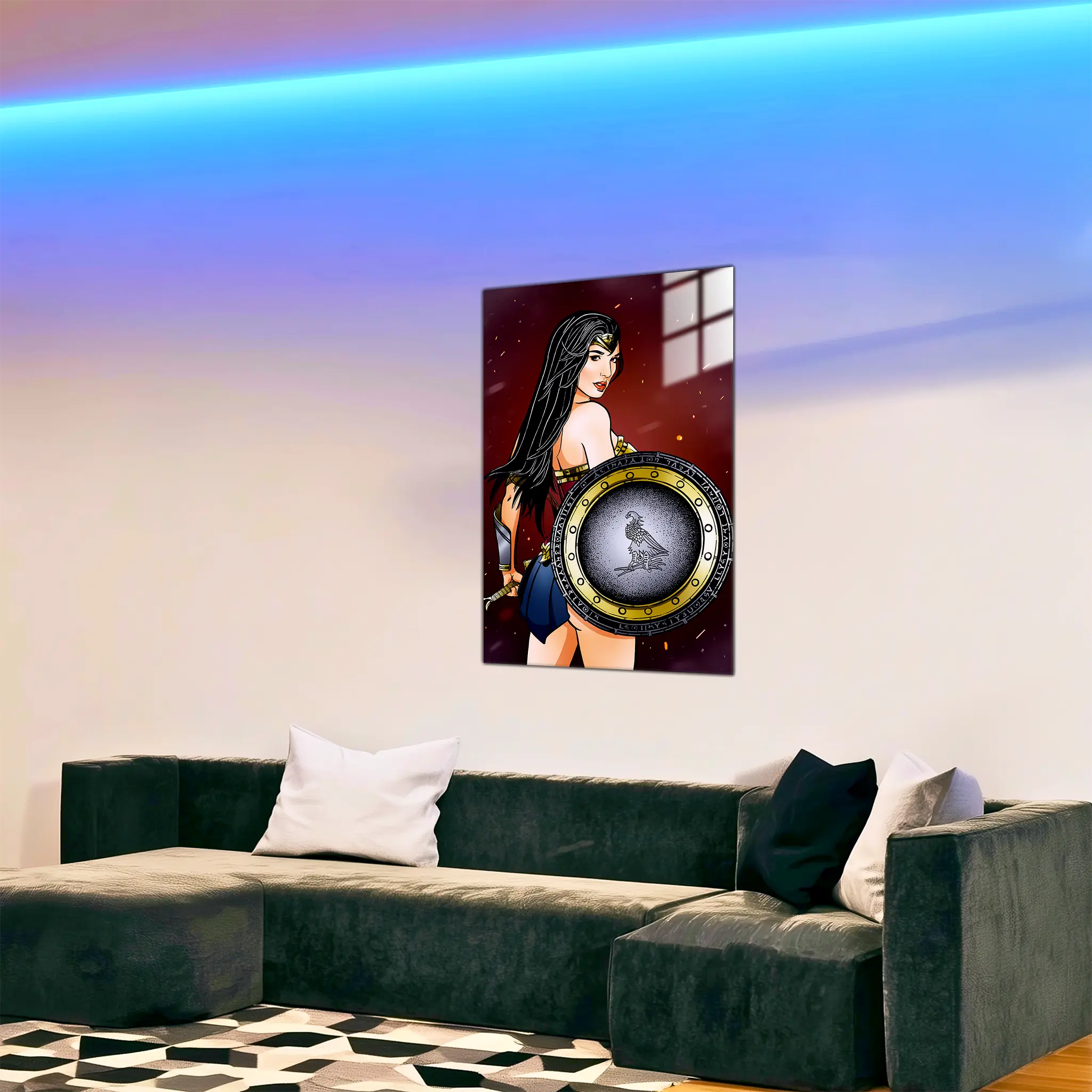 tableau-wonder-woman-dans-le-salon | DreamWay