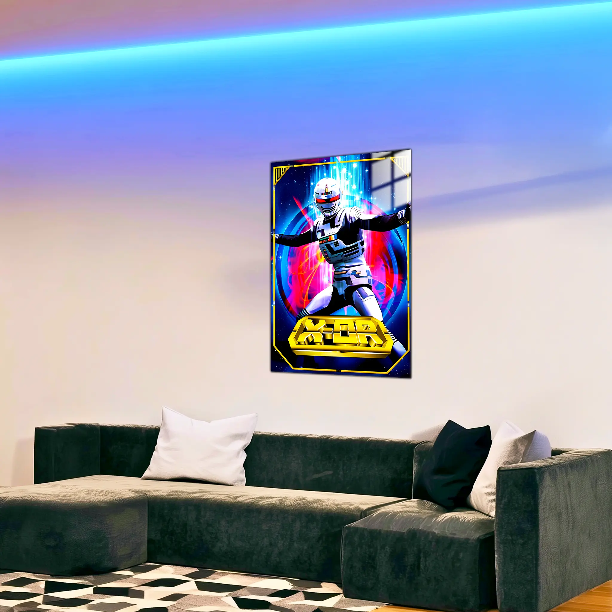 tableau-x-or-affiche-collector-dans-le-salon | DreamWay