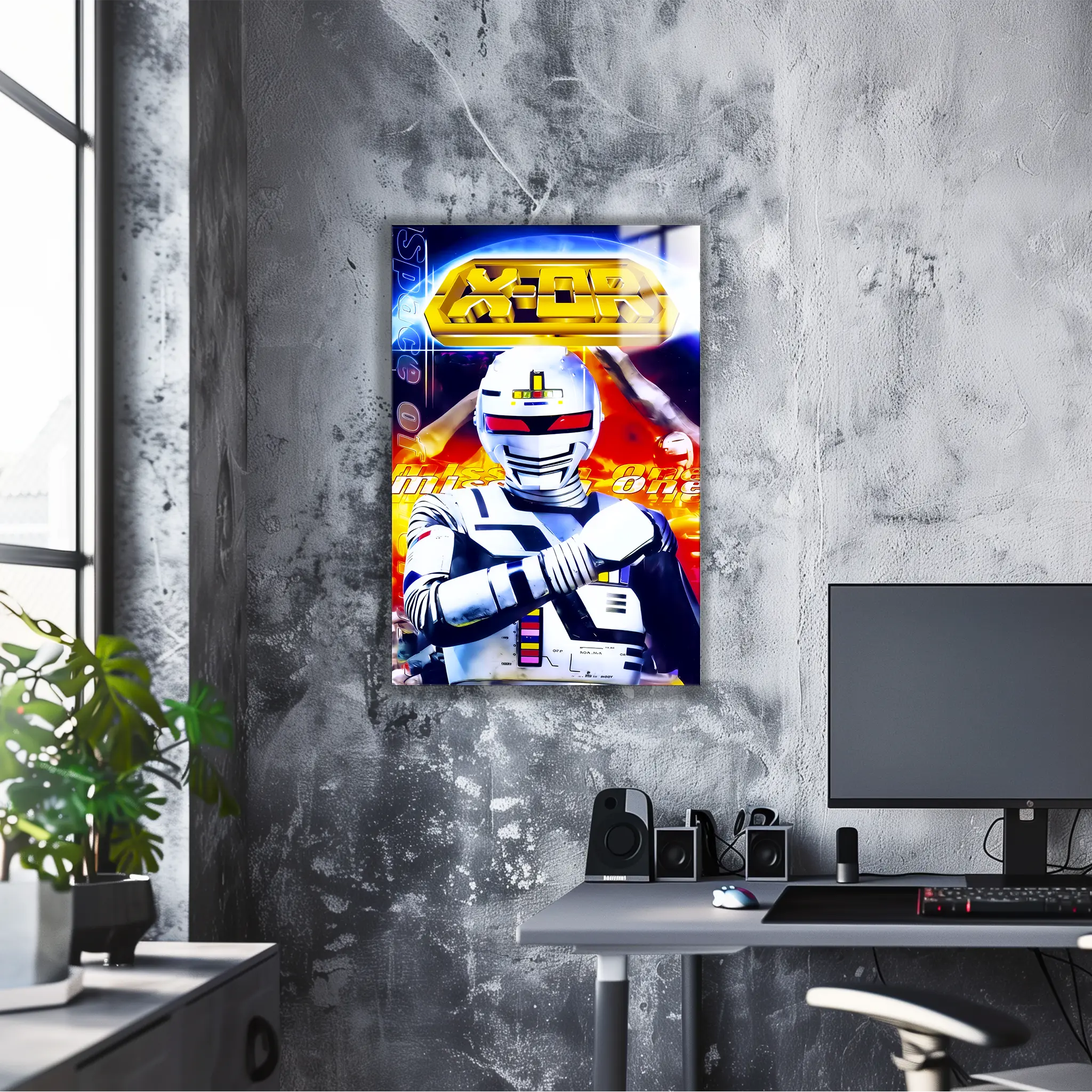 Tableau X-OR Affiche