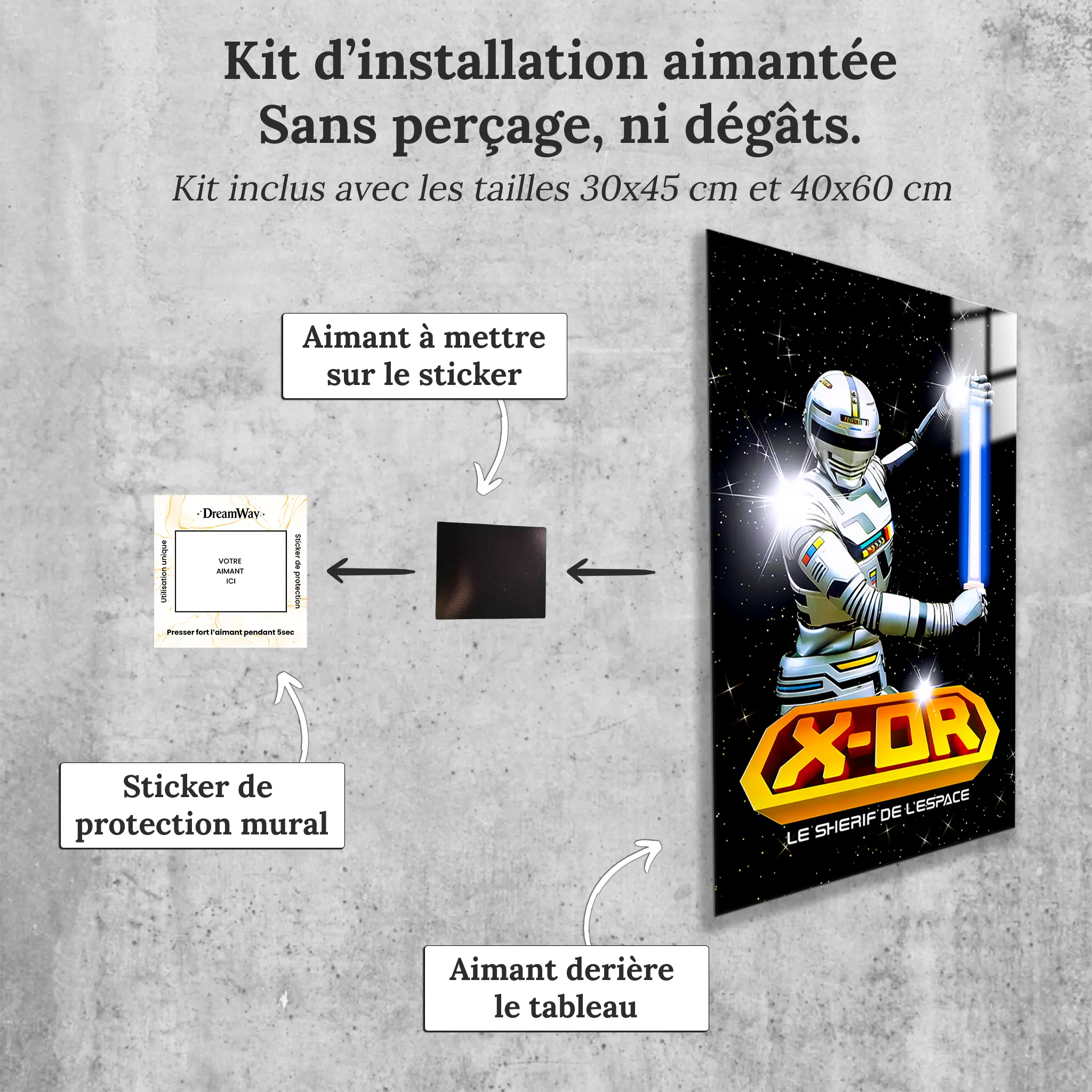 tableau-x-or-galaxie-avec-installation-aimantee | DreamWay