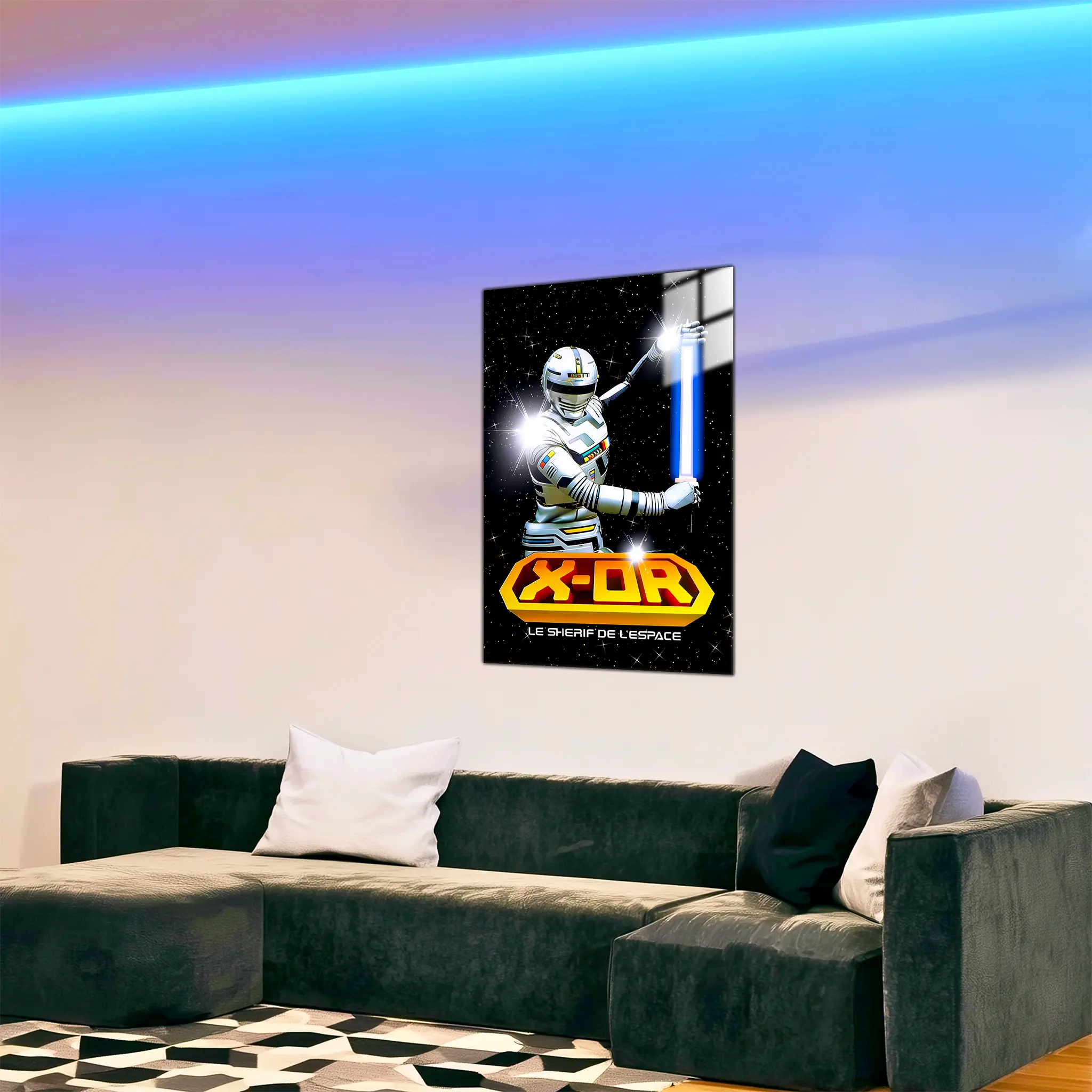 tableau-x-or-galaxie-dans-le-salon | DreamWay