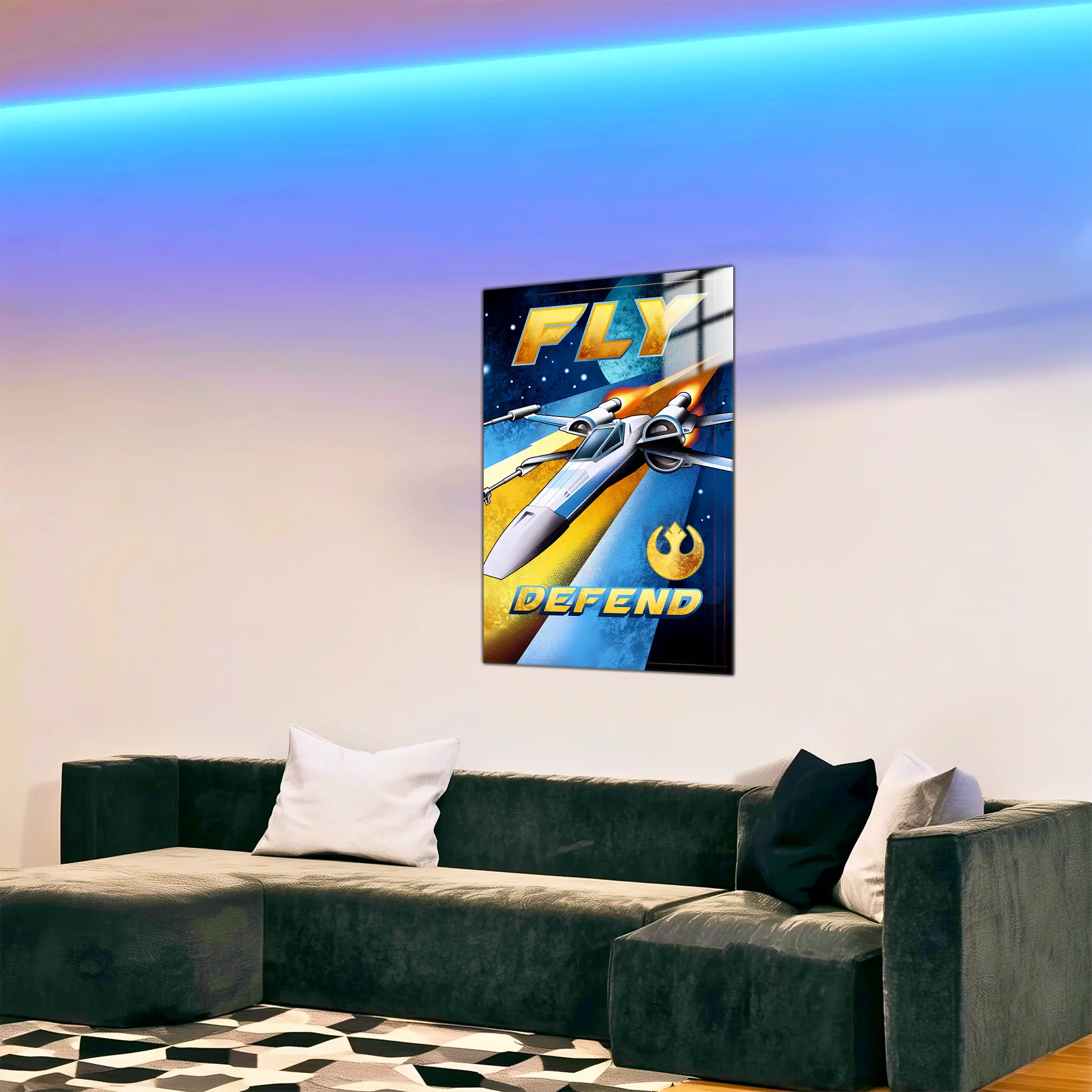 tableau-x-wing-affiche-dans-le-salon | DreamWay