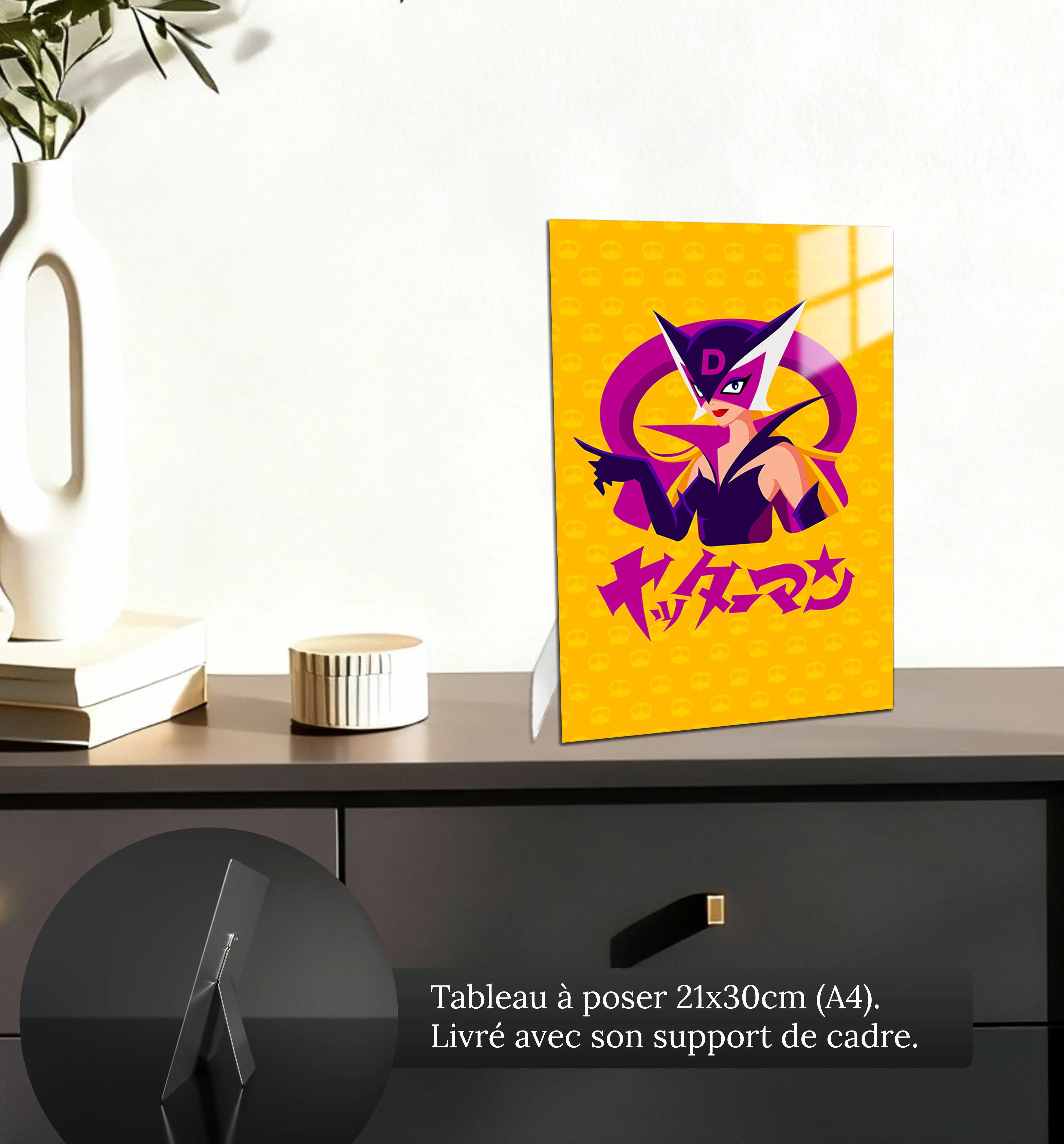 tableau-yatterman-doronjo-petit-format-a-poser-sur-meuble | DreamWay