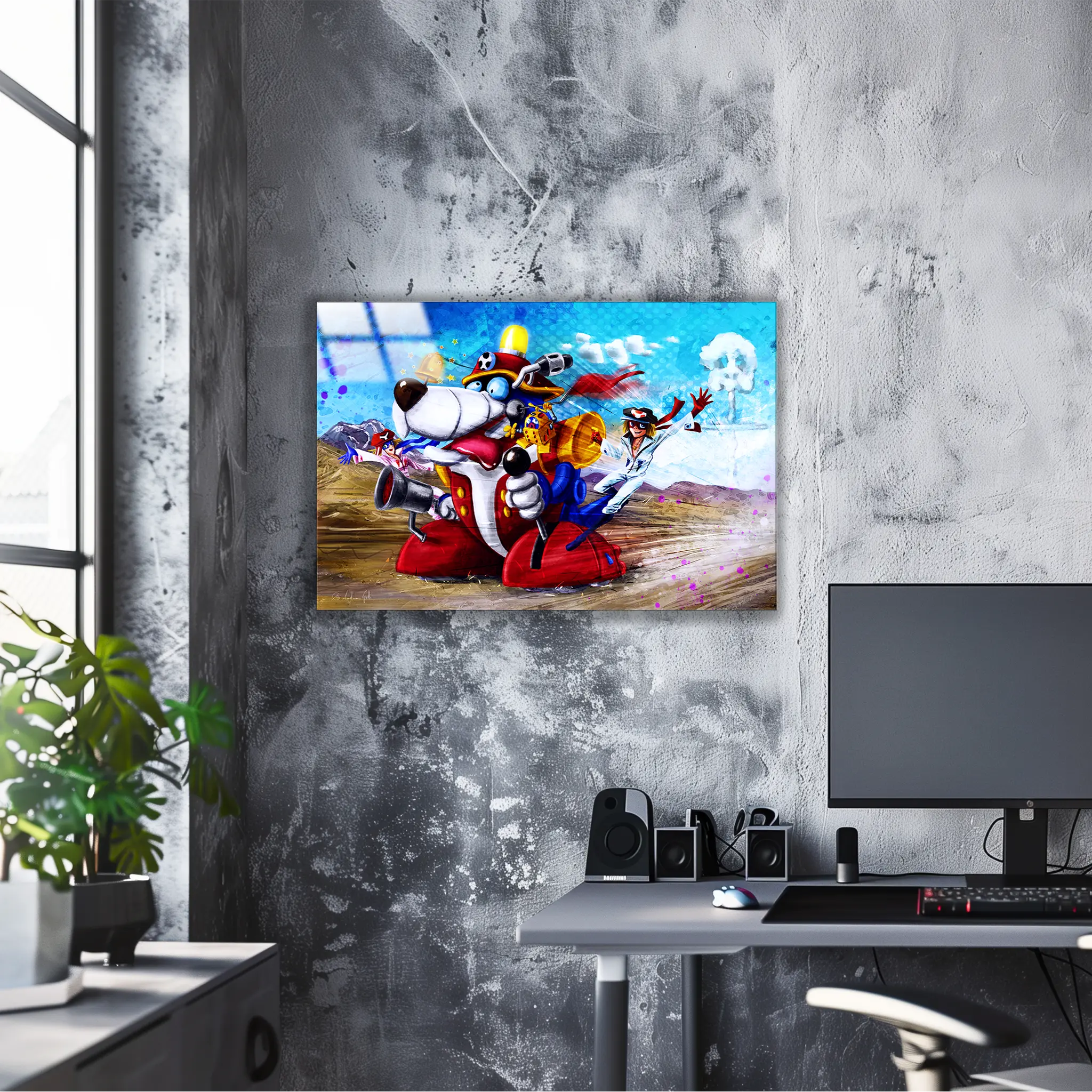 Tableau Yatterman Paysage