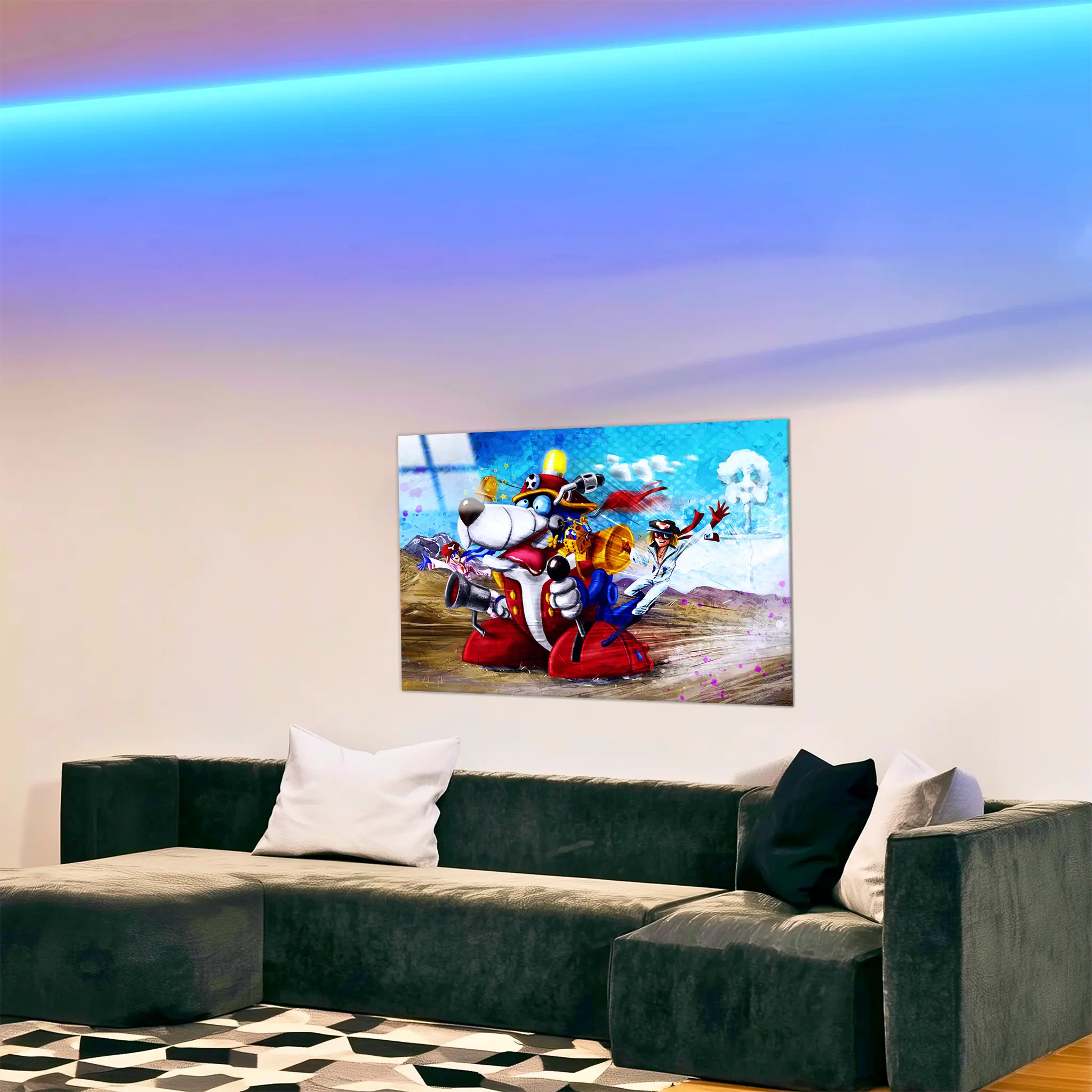 tableau-yatterman-paysage-dans-le-salon | DreamWay