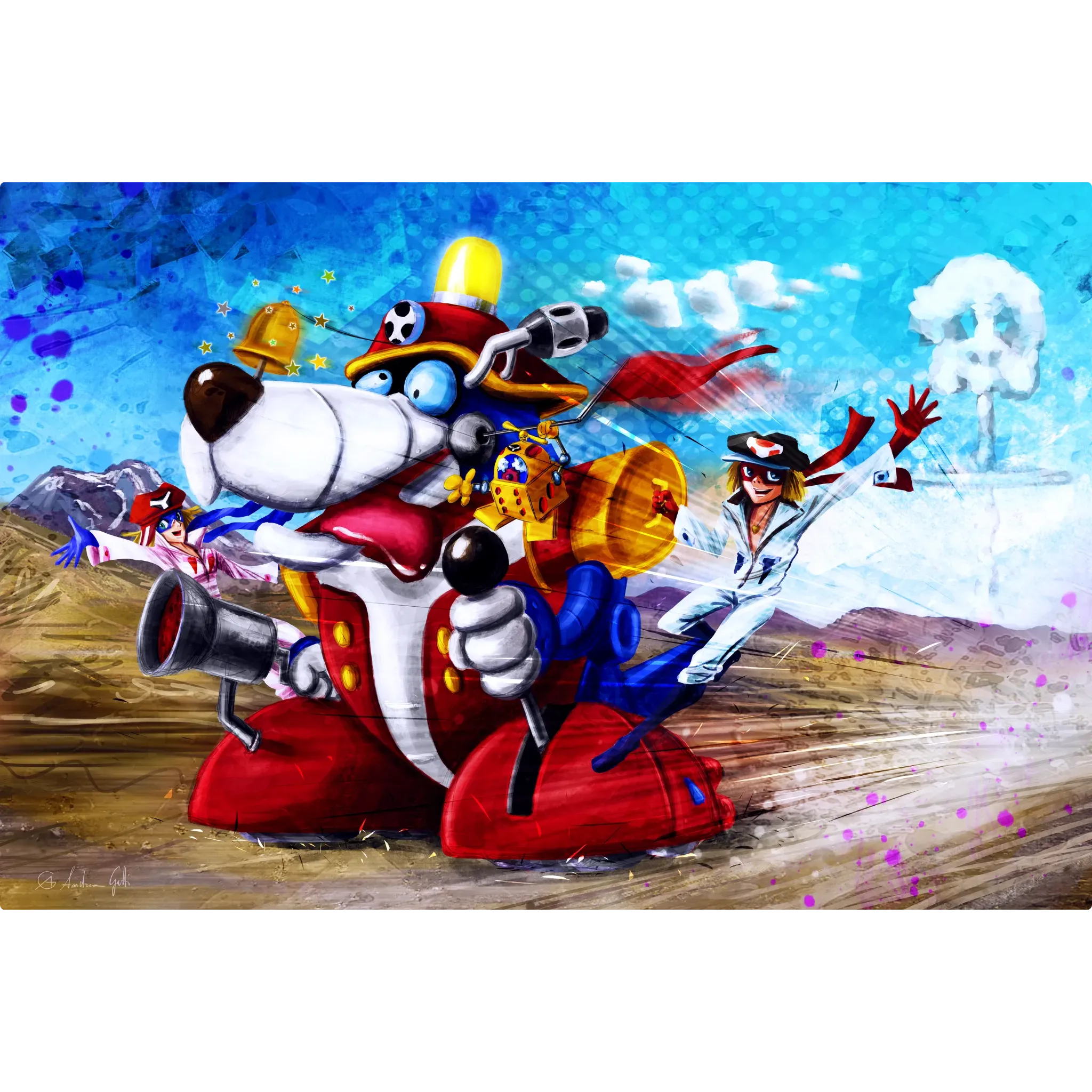 Tableau Yatterman Paysage