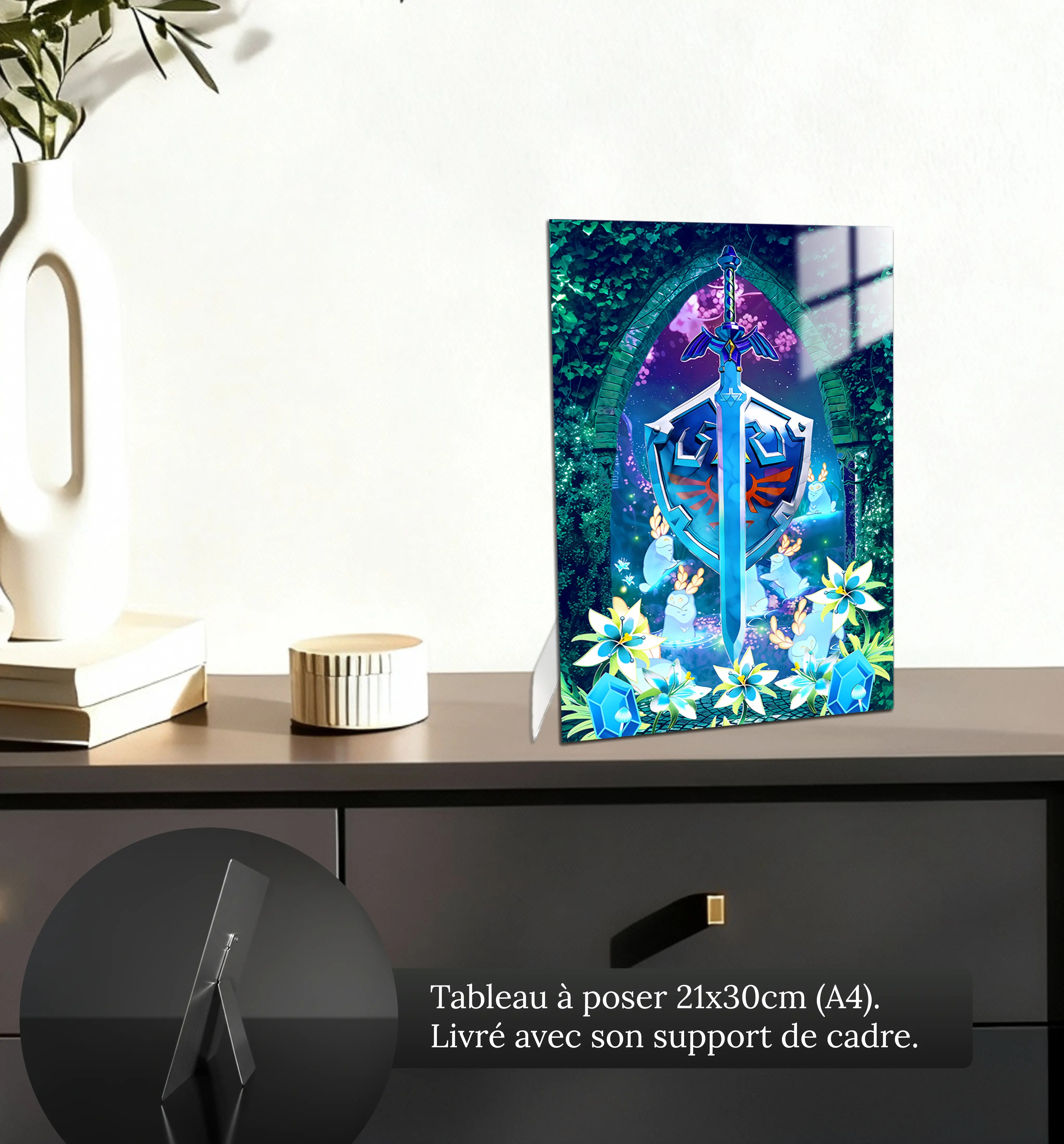 tableau-zelda-epee-excalibur-petit-format-a-poser-sur-meuble | DreamWay