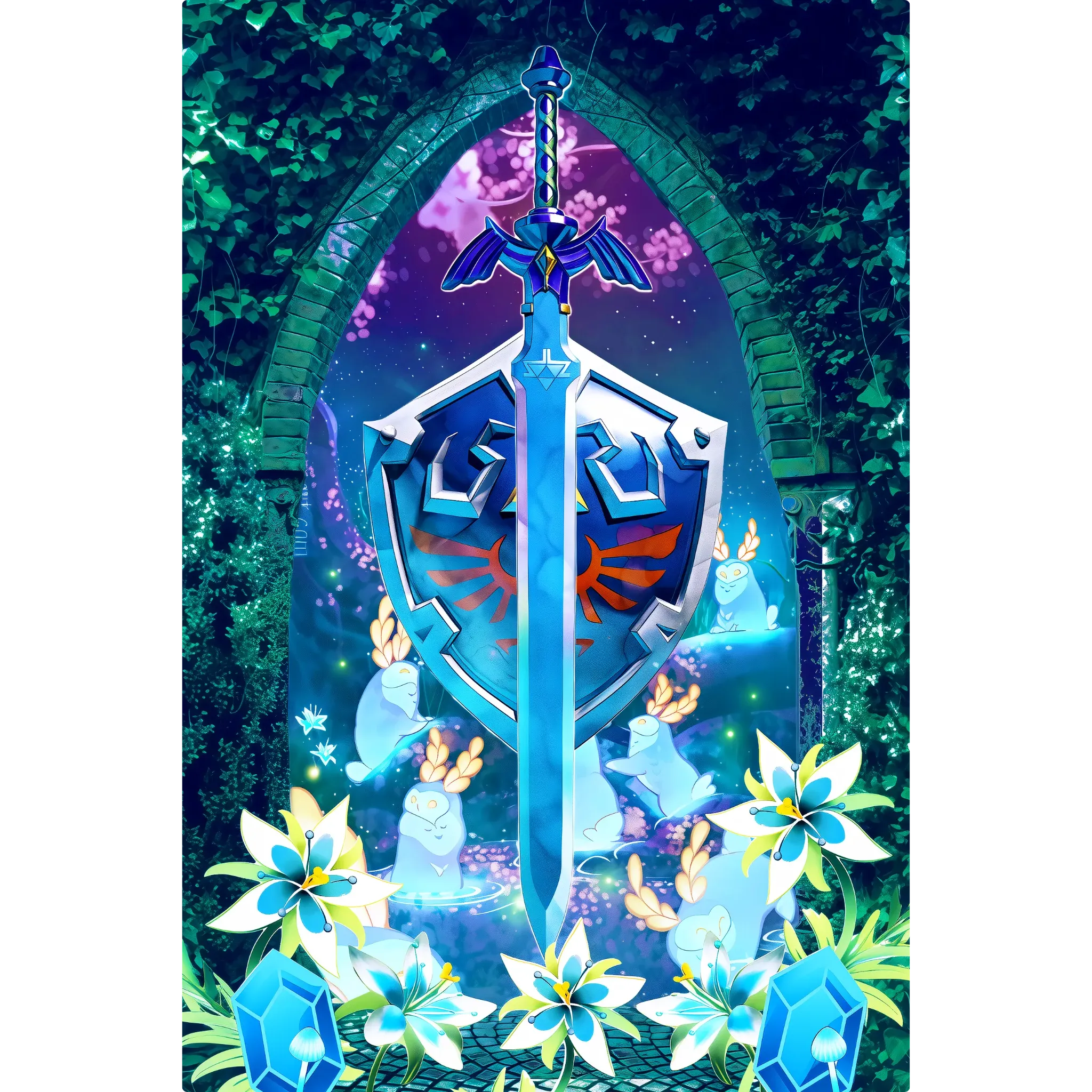 Tableau Zelda Épée Excalibur