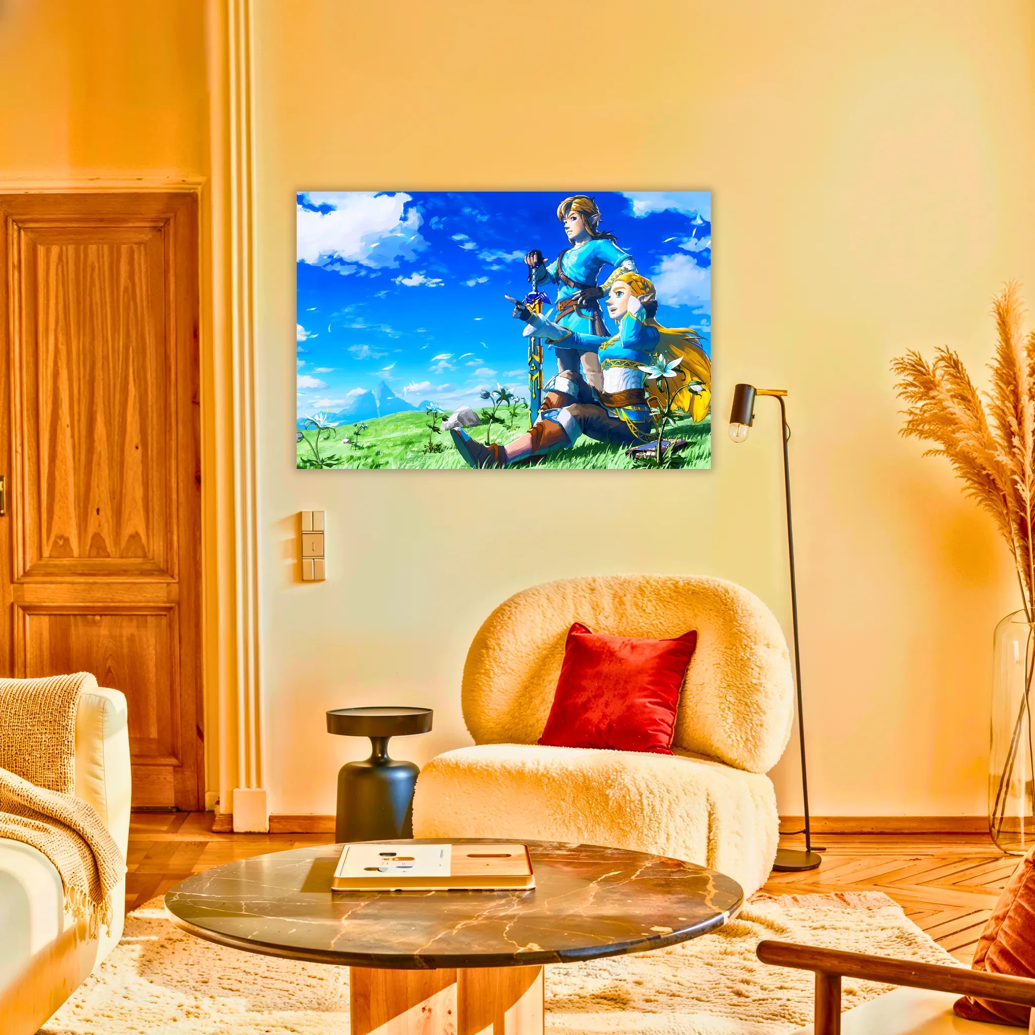 Tableau Zelda Et Link Paysage