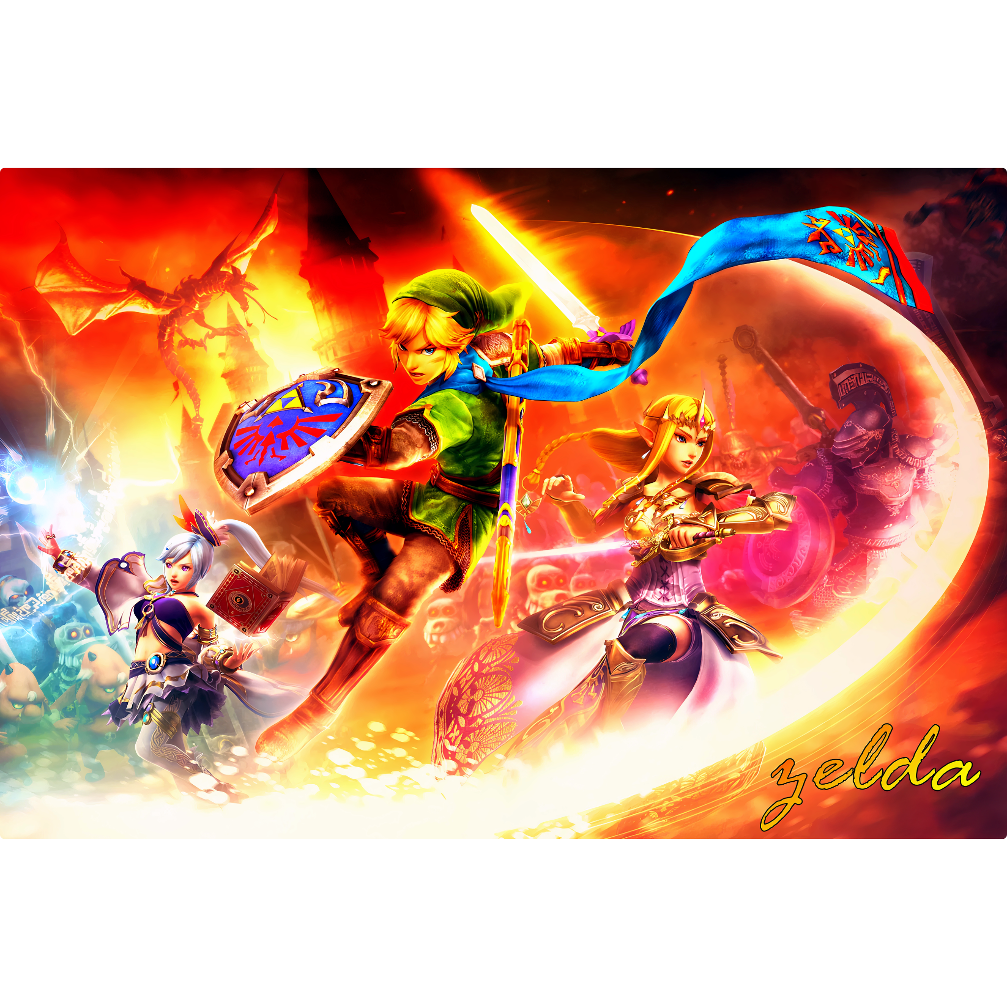 Tableau Zelda Héros