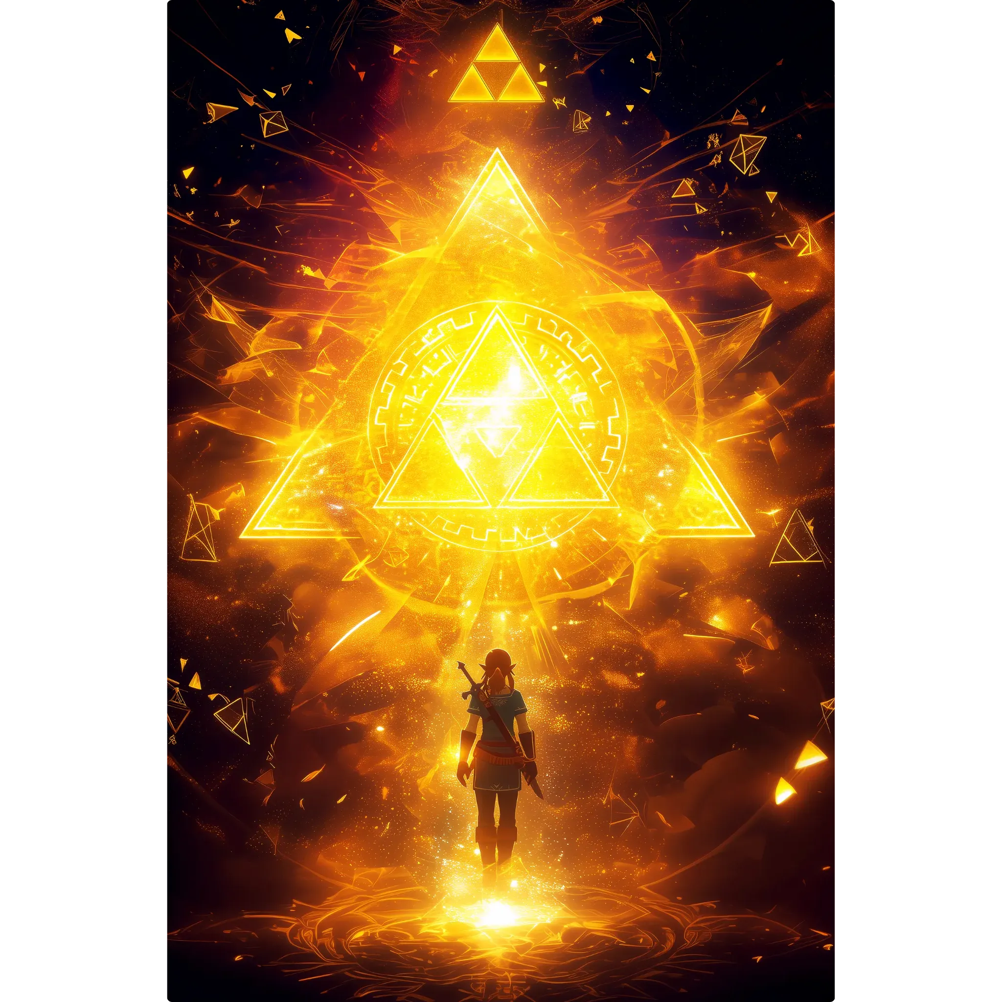 Tableau Link Triangle De Lumière