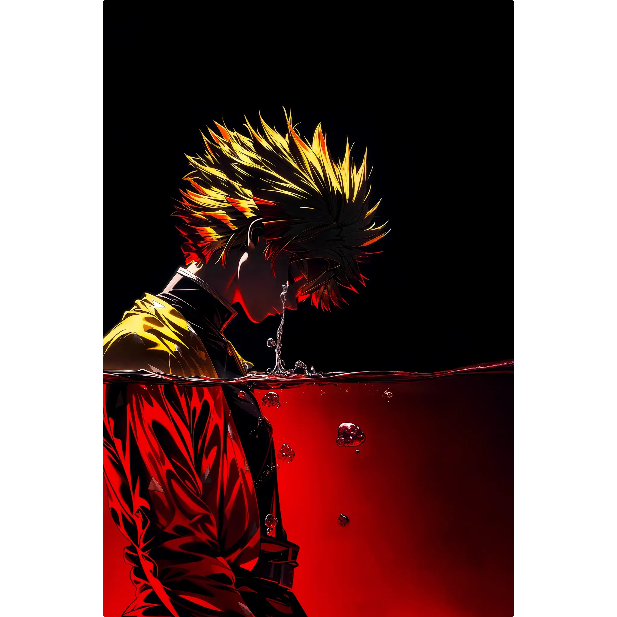 Tableau Zenitsu Larmes
