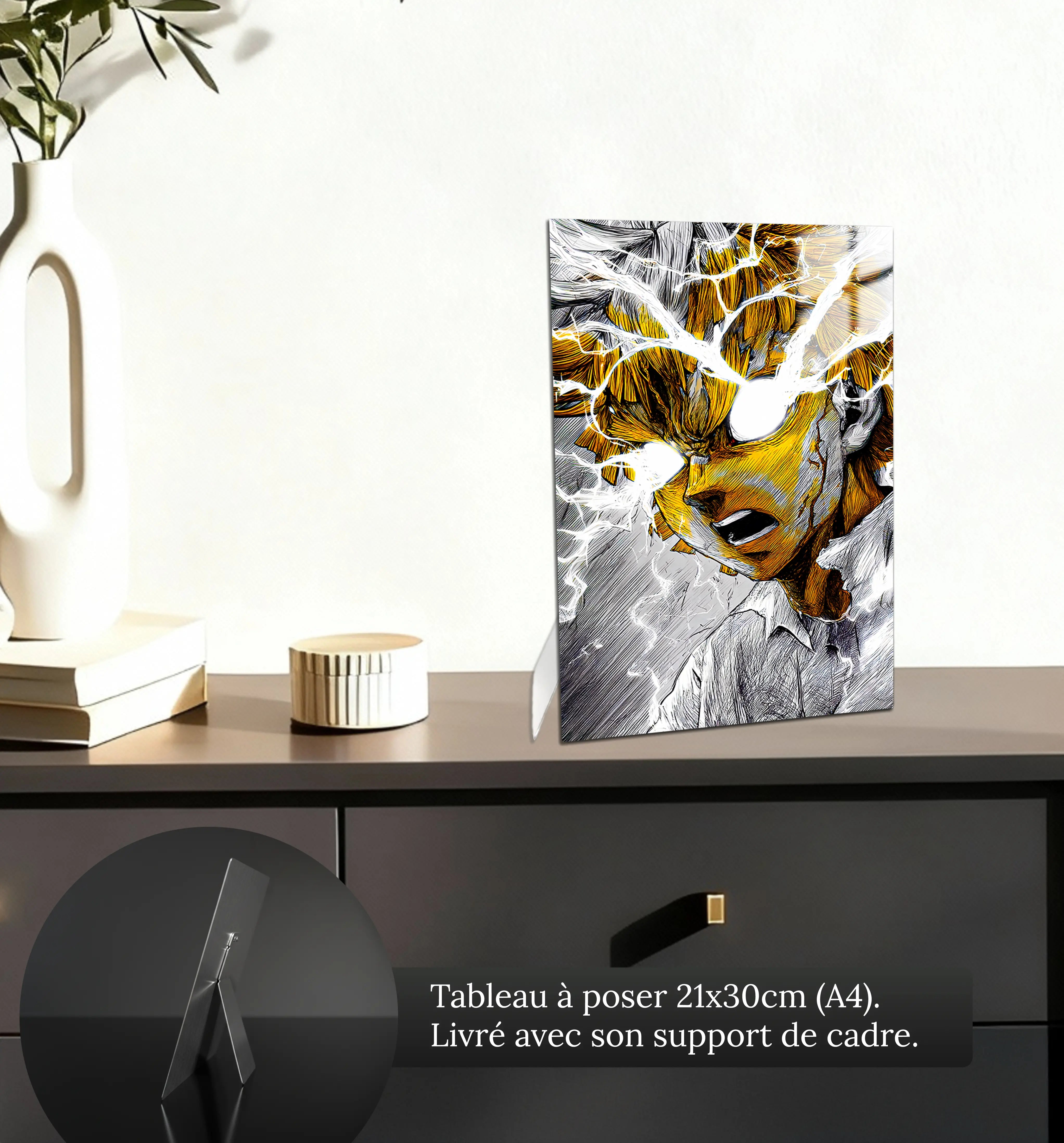 tableau-zenitsu-portrait-petit-format-a-poser-sur-meuble | DreamWay