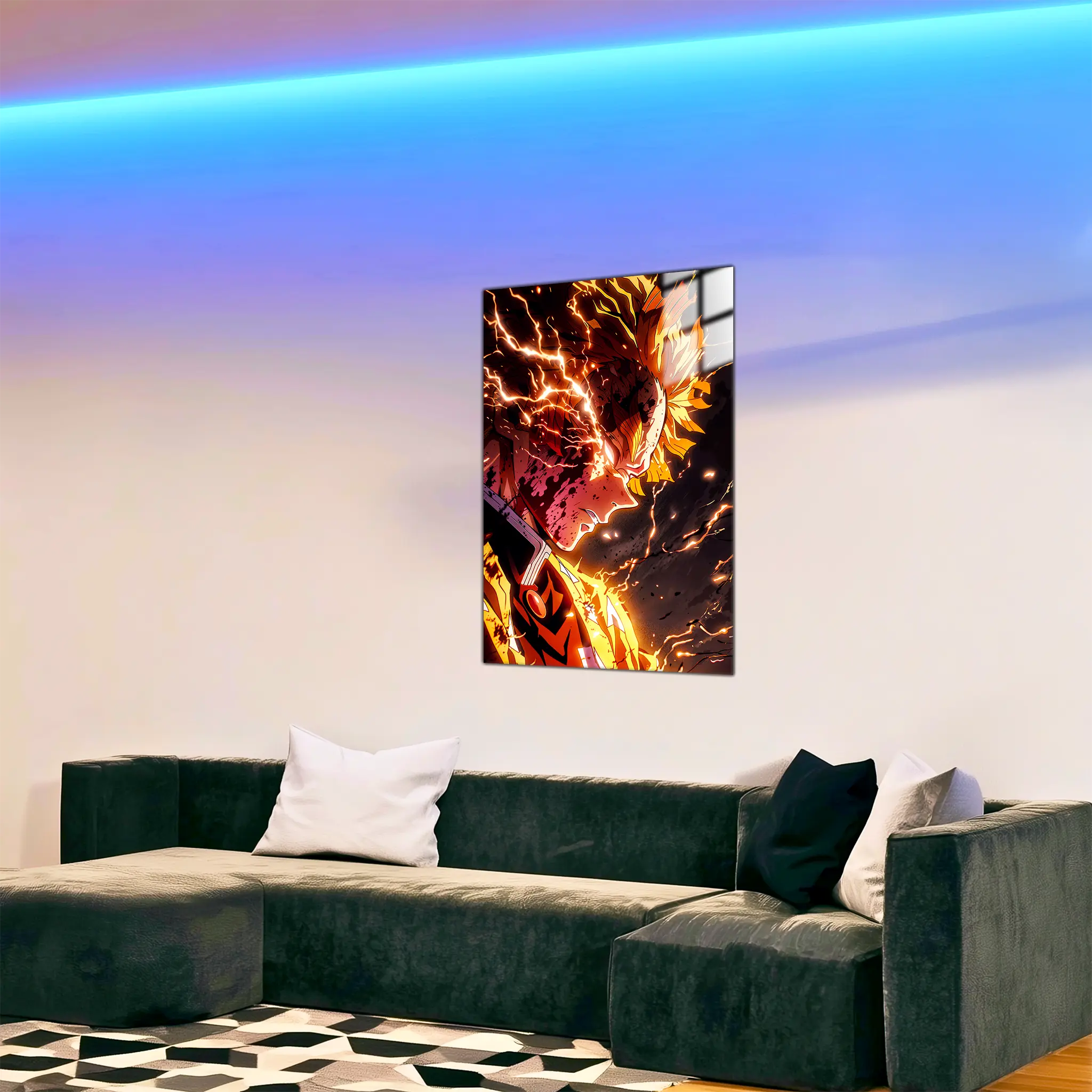 tableau-zenitsu-transformation-dans-le-salon | DreamWay