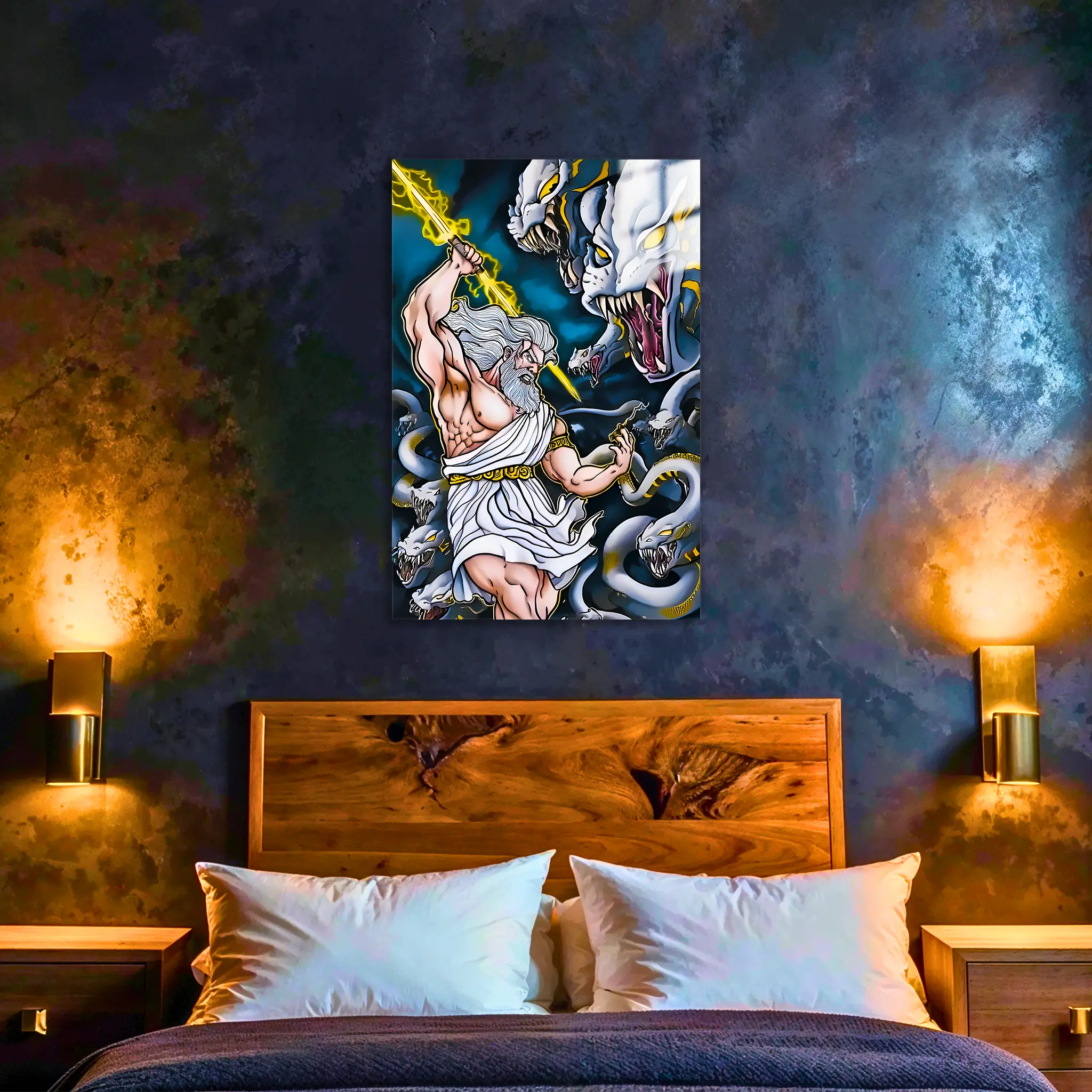 tableau-zeus-vs-typhon-dans-la-chambre | DreamWay