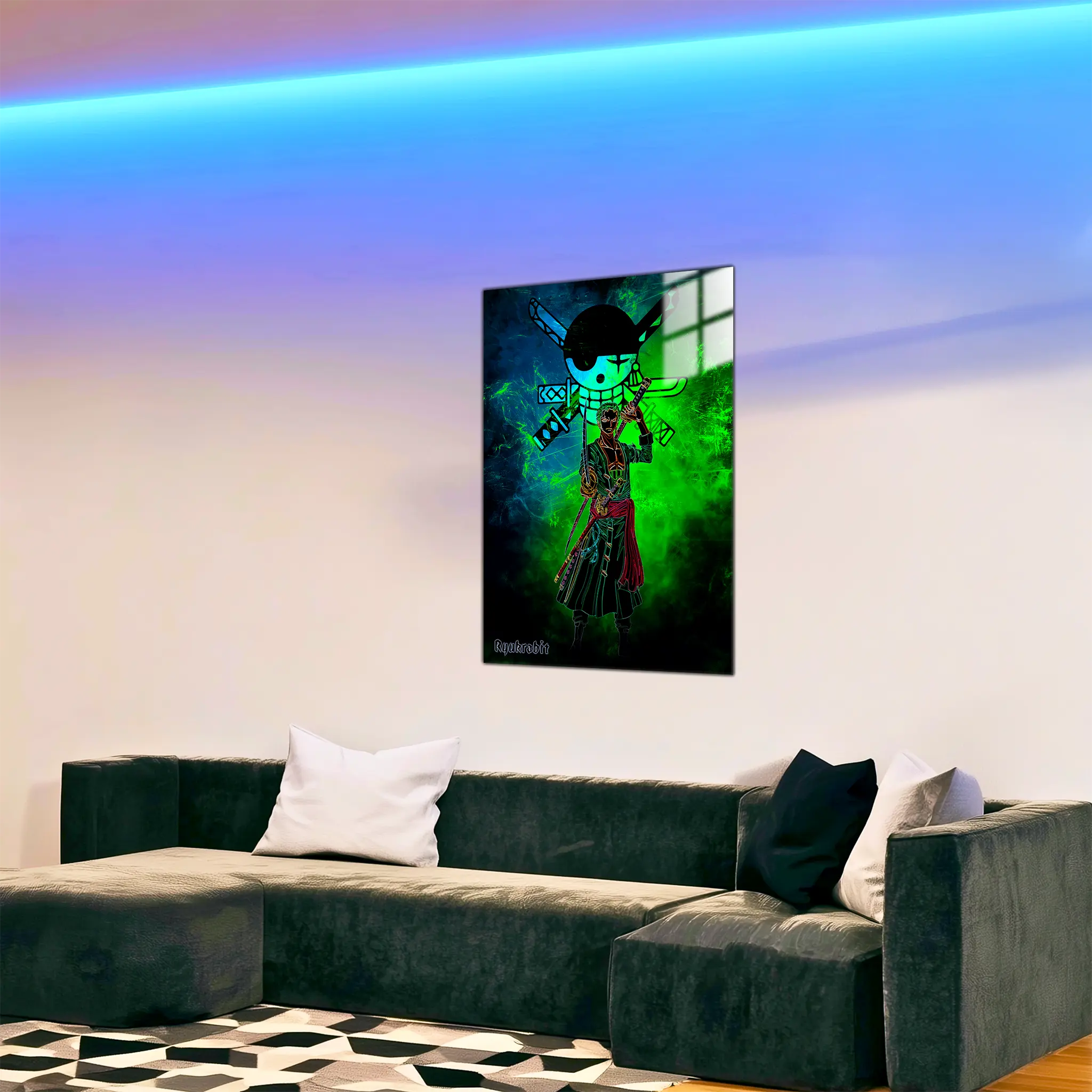 tableau-zoro-colore-dans-le-salon | DreamWay
