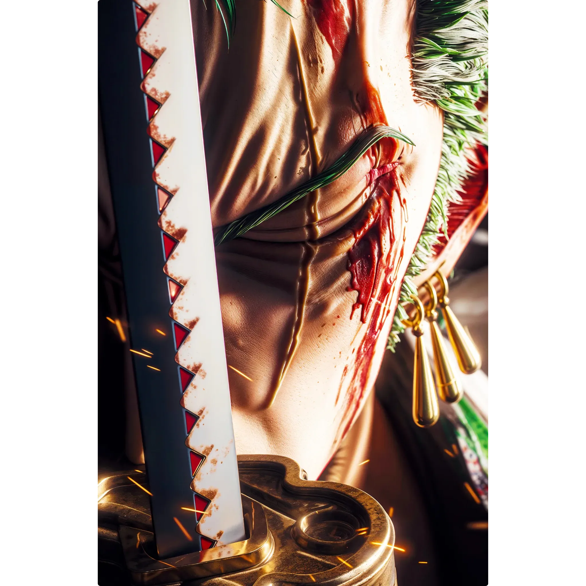 Tableau Zoro Réaliste