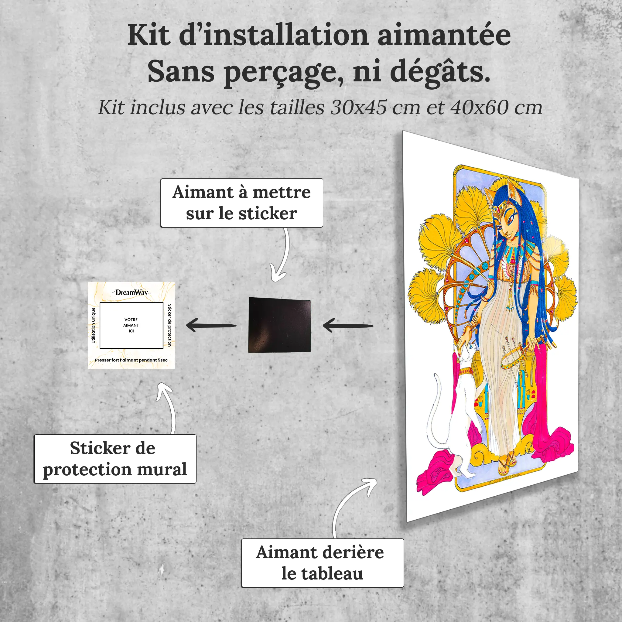 tableaubastet-avec-installation-aimantee | DreamWay