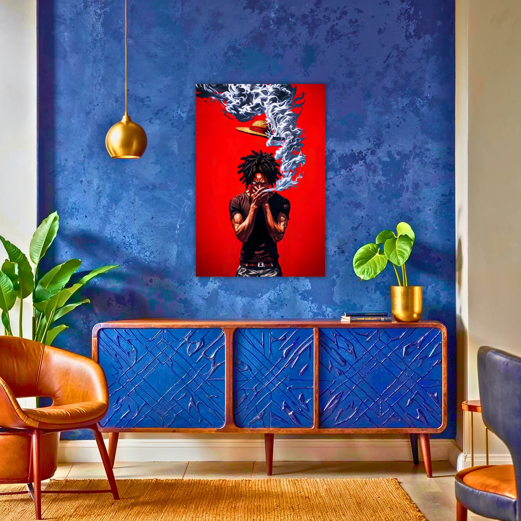 Tableau Marley D Luffy