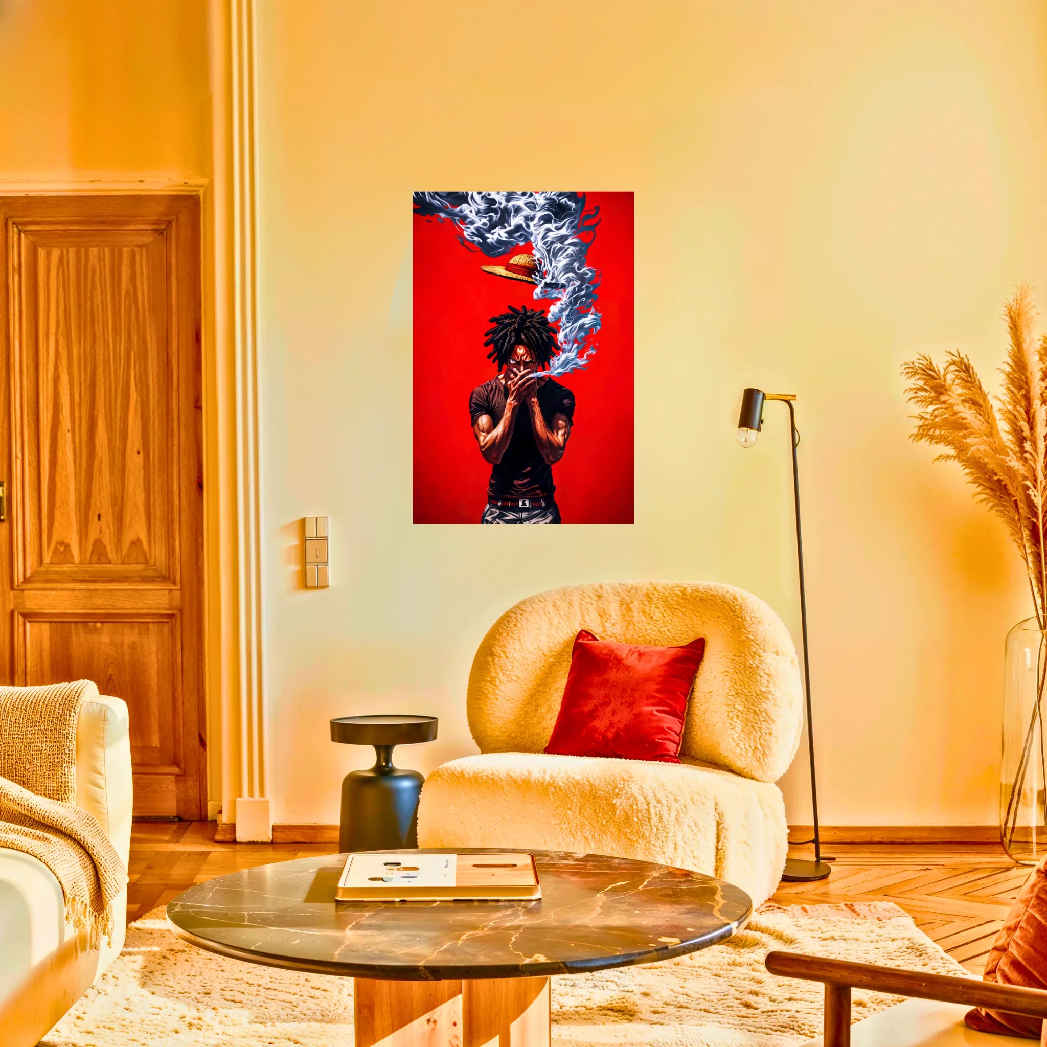 Tableau Marley D Luffy