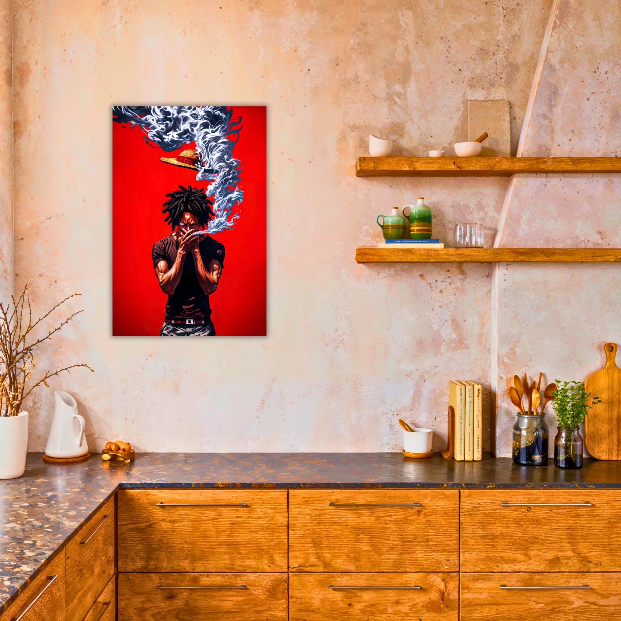 Tableau Marley D Luffy