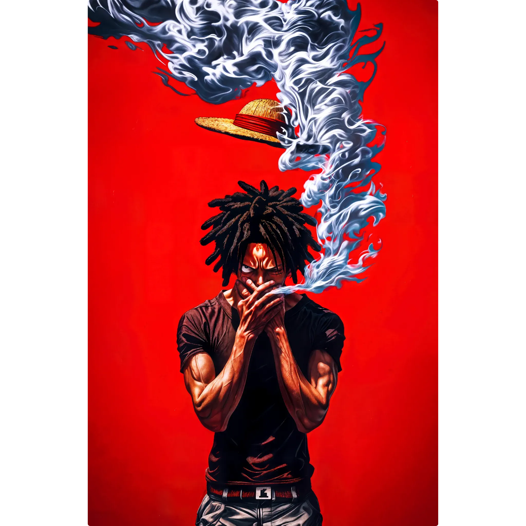 Tableau Marley D Luffy